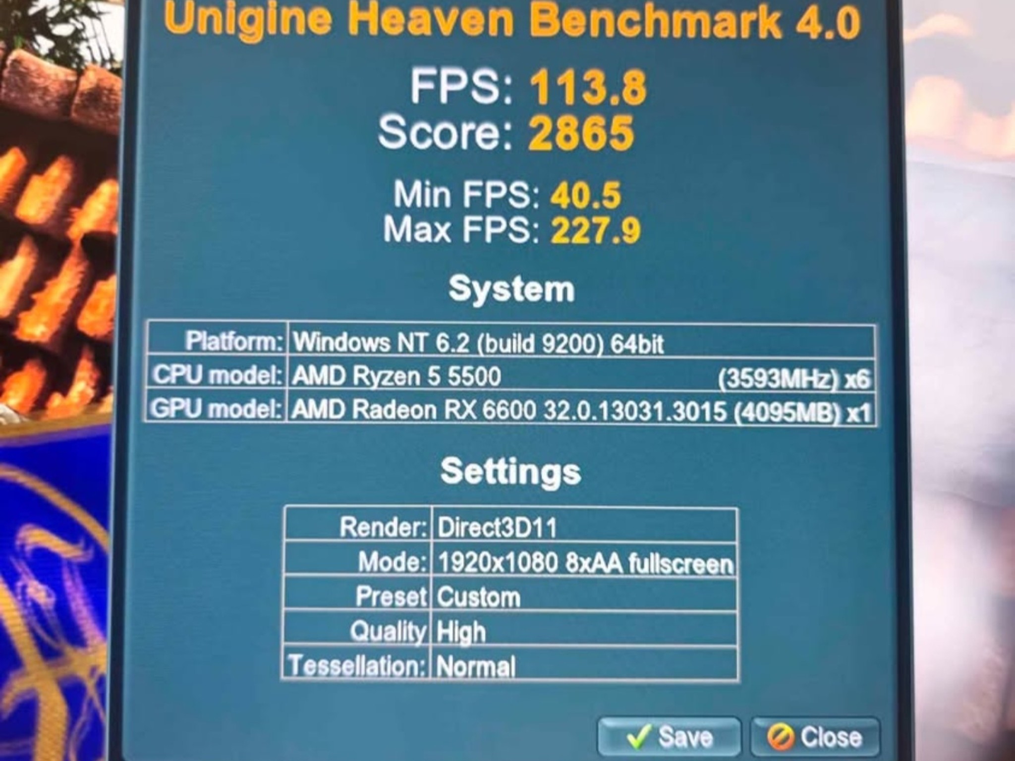 Gaming PC - Ryzen 5 5500, RX 6600, 16GB ram, 1TB storage - Clean & Ready to Use