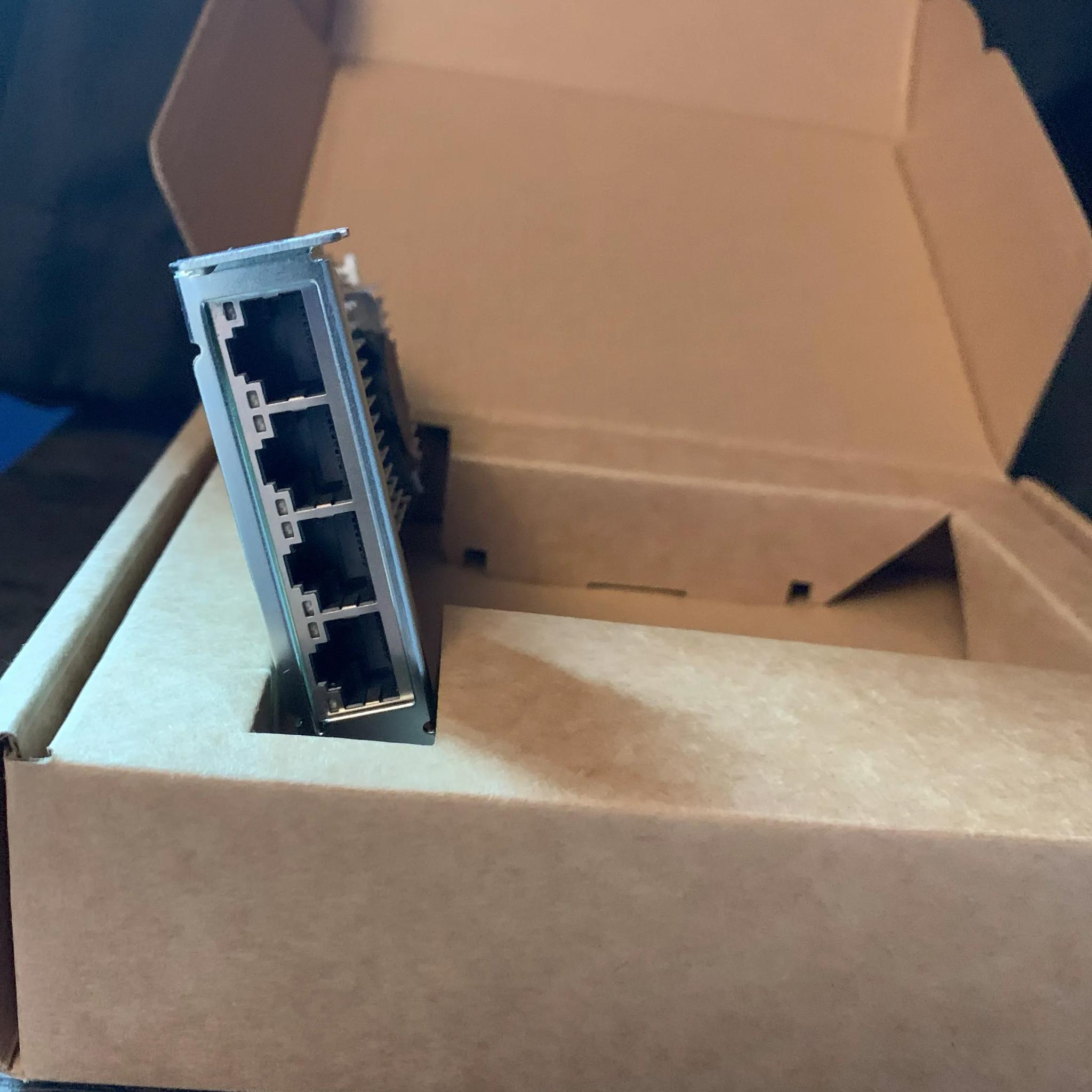 QNAP-QXG-2G4T-i225 2.5gb quad port ethernet card. Looks and works like new. Great for pfSense build.