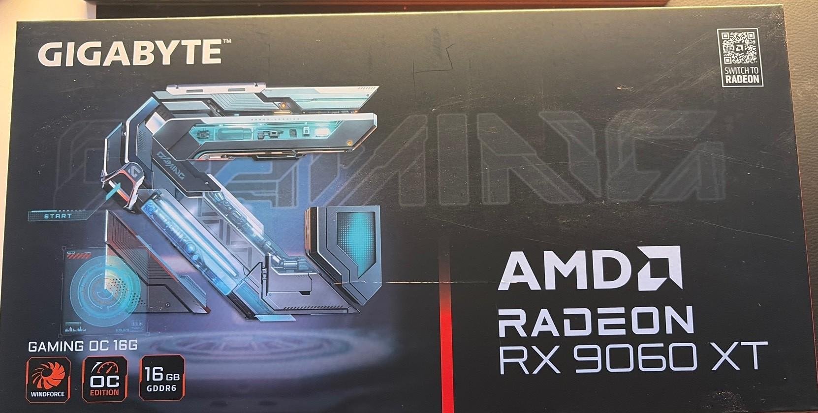 Gigabyte Radeon RX 9060 XT Gaming OC 16GB (GV‑R9060XTGAMING OC‑16GD)