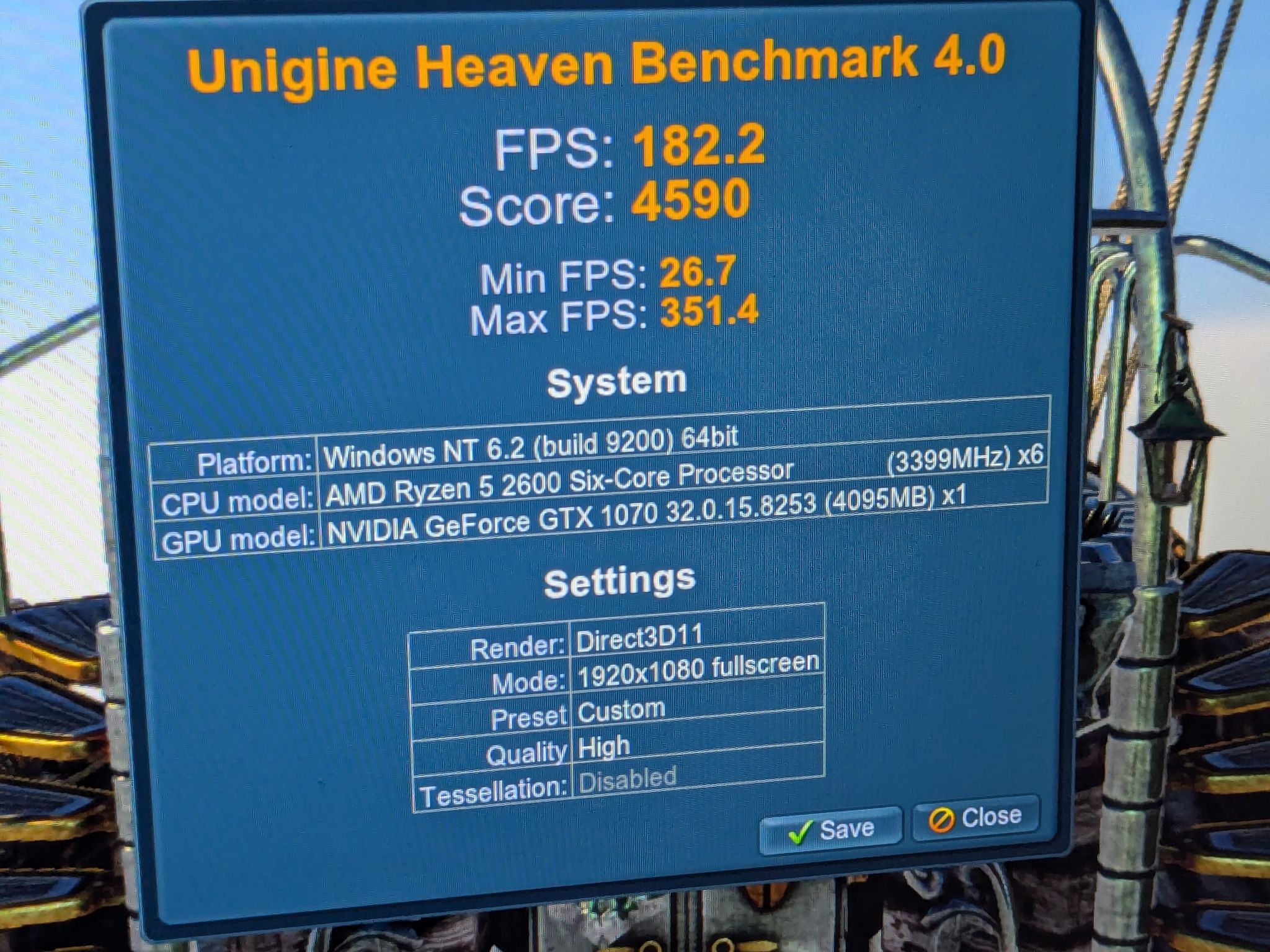 Gaming PC|AMD Ryzen 5 2600|16 GB DDR4|1 TB NVME SSD M.2|NVIDIA GEFORCE GTX 1070 8 GB|Windows 11 Home