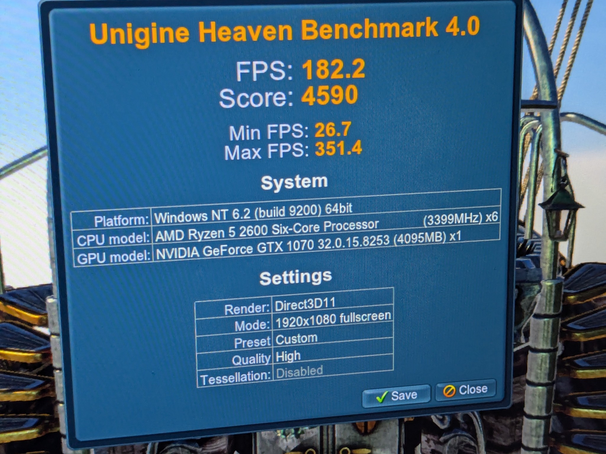 Gaming PC|AMD Ryzen 5 2600|16 GB DDR4|1 TB NVME SSD M.2|NVIDIA GEFORCE GTX 1070 8 GB|Windows 11 Home