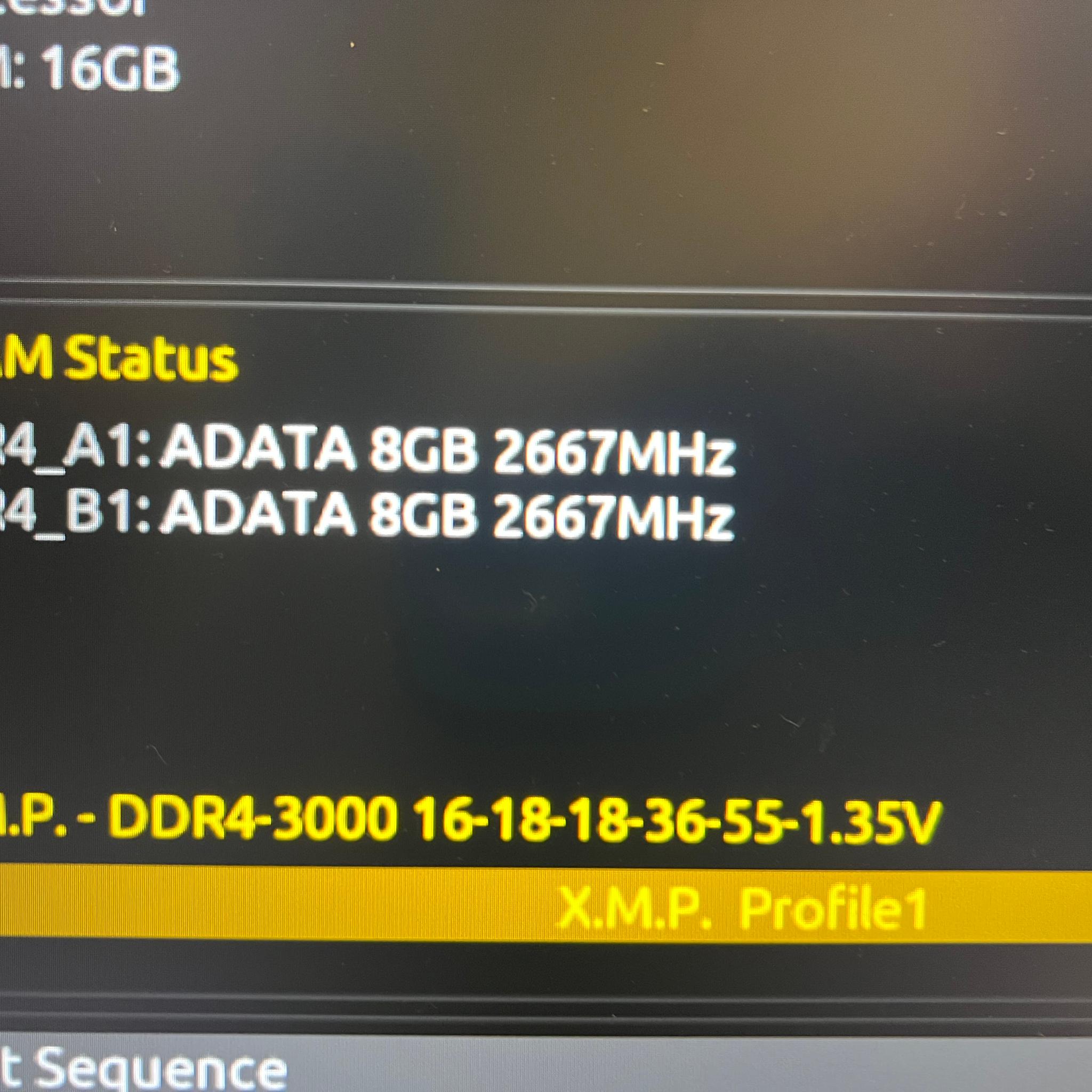 16GB (2x8GB) DDR4-3000MHz CL16 ADATA XPG Silver RAM Memory