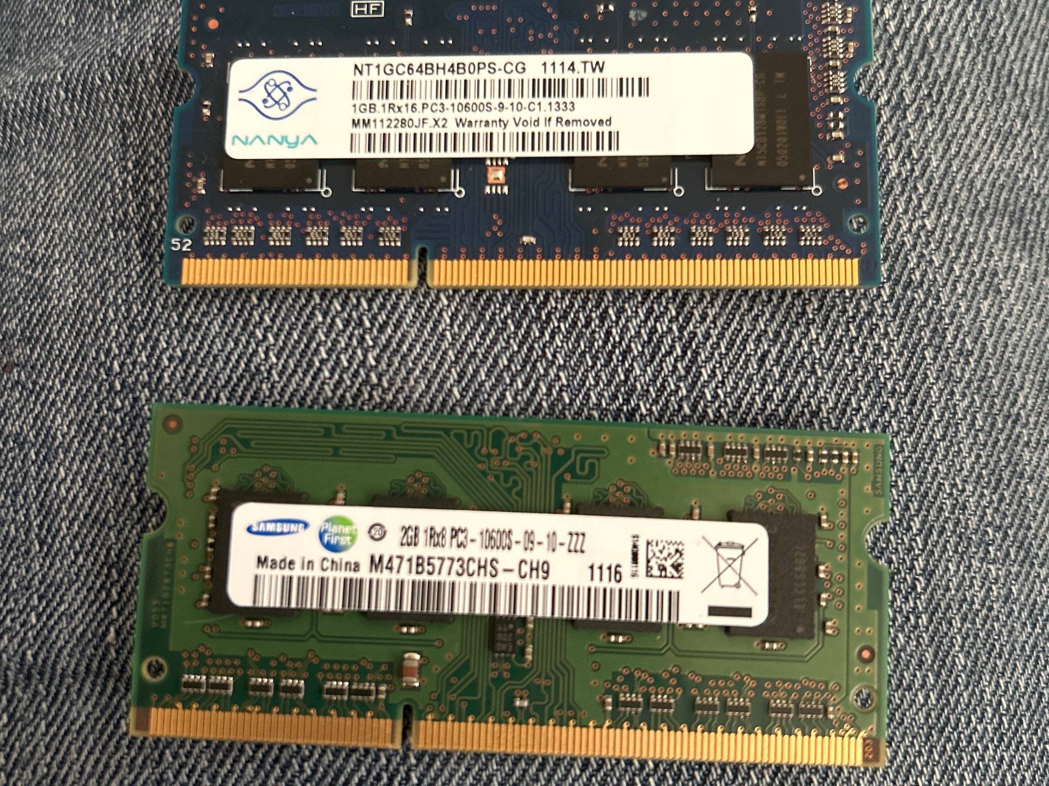 3GB Laptop Ram