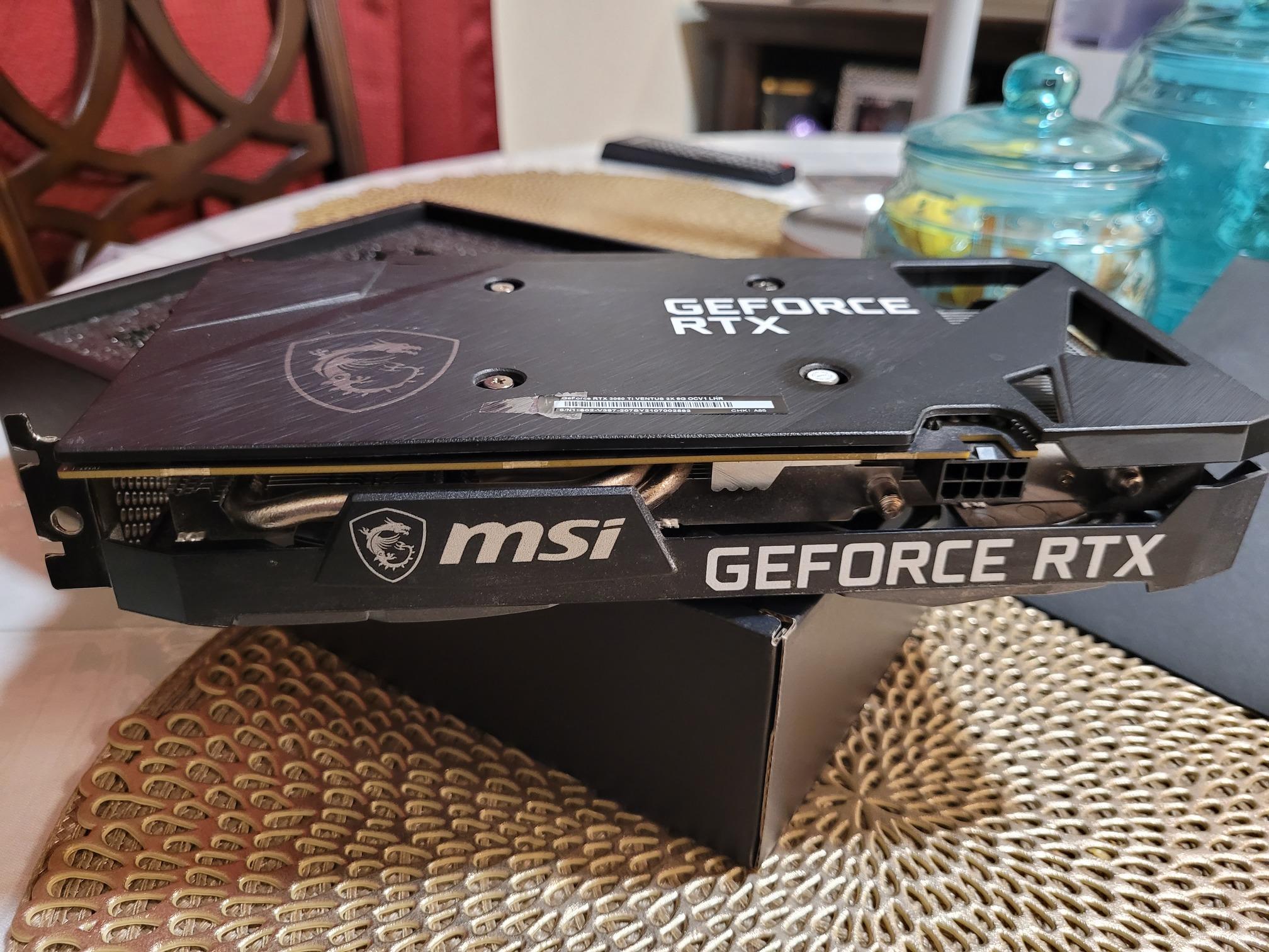 RTX 3060 Ti VENTUS 2X 8G OCV1 LHR Like new !!