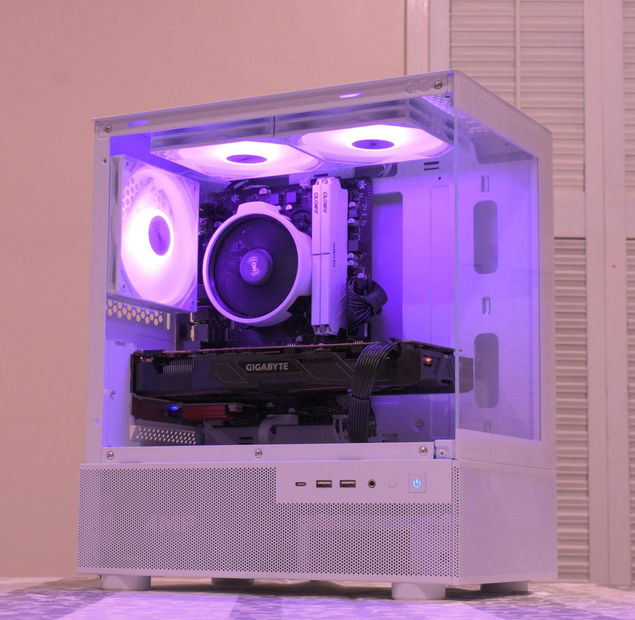 🎮Budget Gamer🎮 Ryzen 5 3600 | GTX 1070 8GB | 16GB DDR4 | 1TB nVME SSD | 1080p White Gaming PC RGB