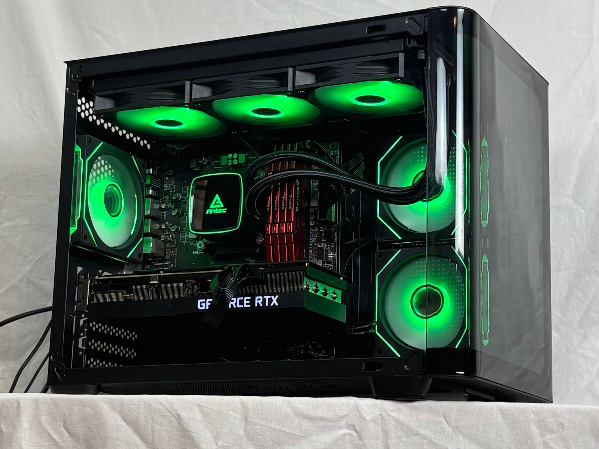♠️♣️ BLACK GAMING PC | RTX 3080 10GB | 1TB SSD | Ryzen 5 5600x | 32GB DDR4 | FREE SHIPPING! ♠️♣️