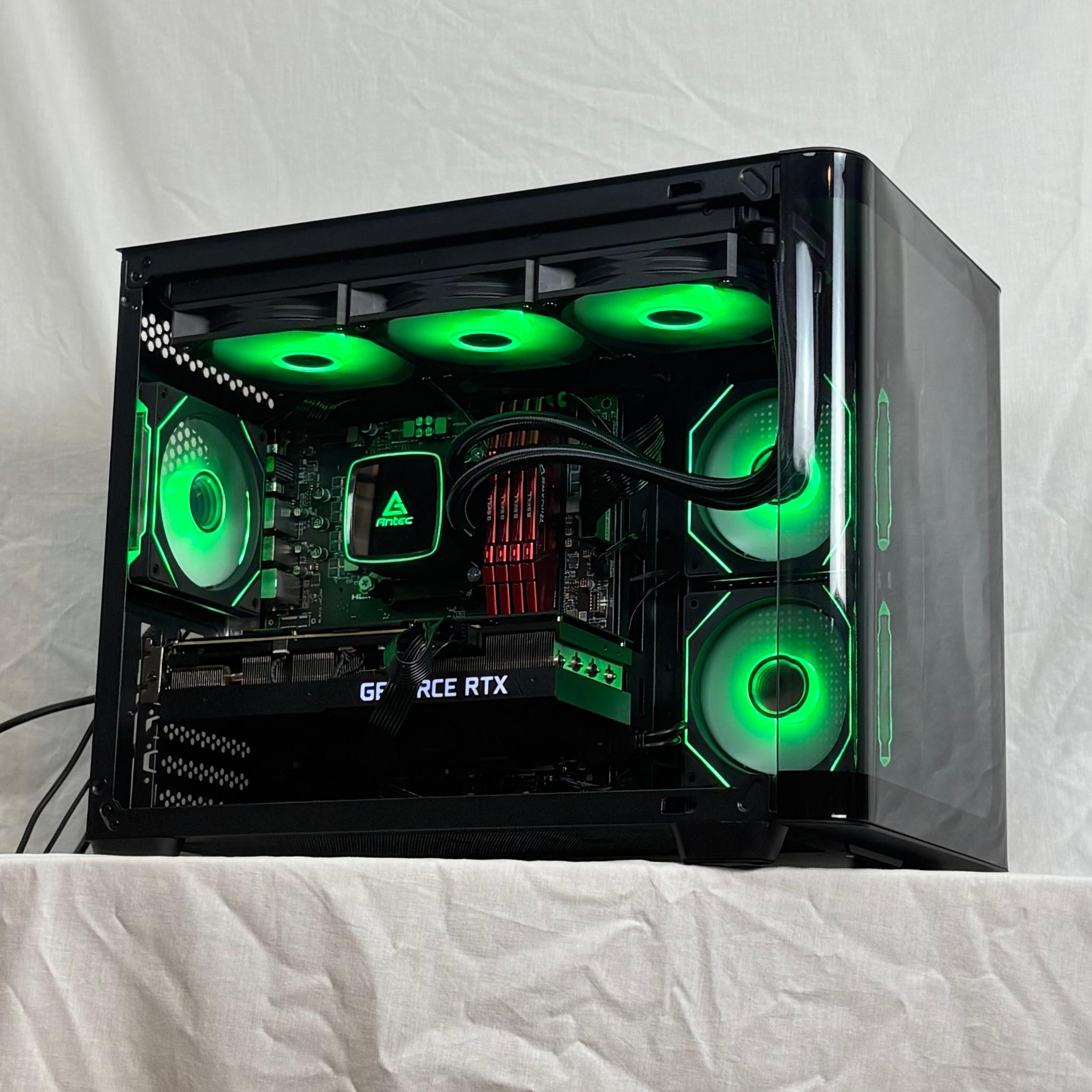 ♠️♣️ BLACK GAMING PC | RTX 3080 10GB | 1TB SSD | Ryzen 5 5600x | 32GB DDR4 | FREE SHIPPING! ♠️♣️