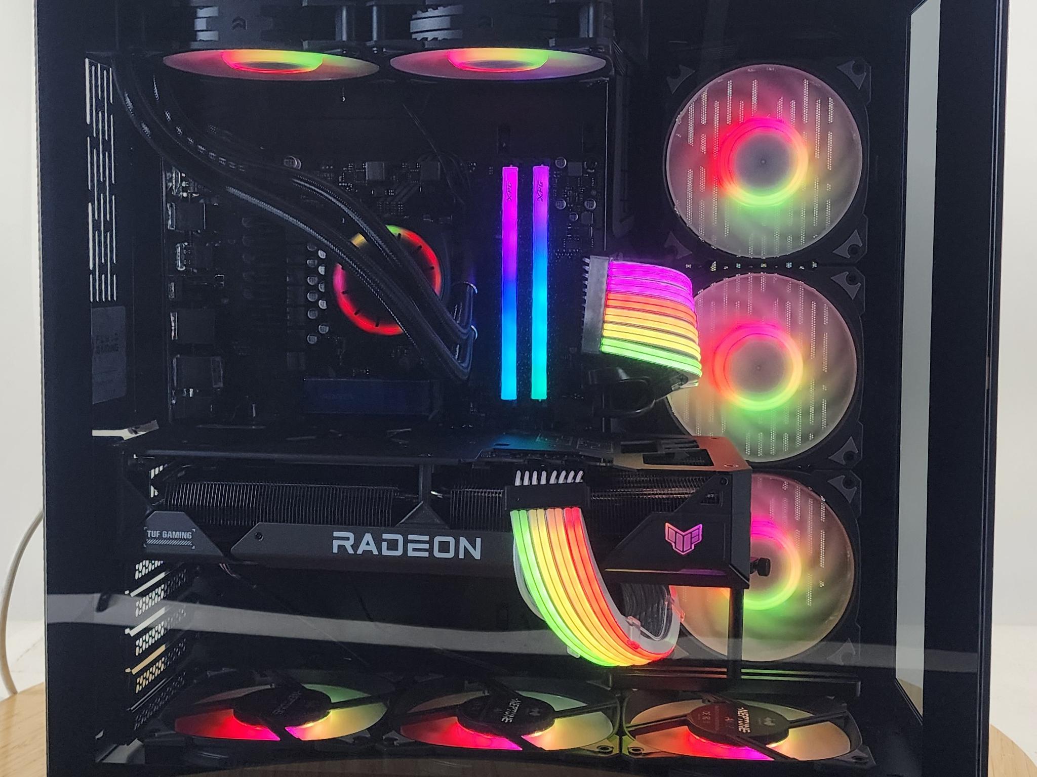 Gaming PC Ryzen 7 7800X3D 32GB RAM 1TB SSD RX 7800 XT 16GB Win11 Computer