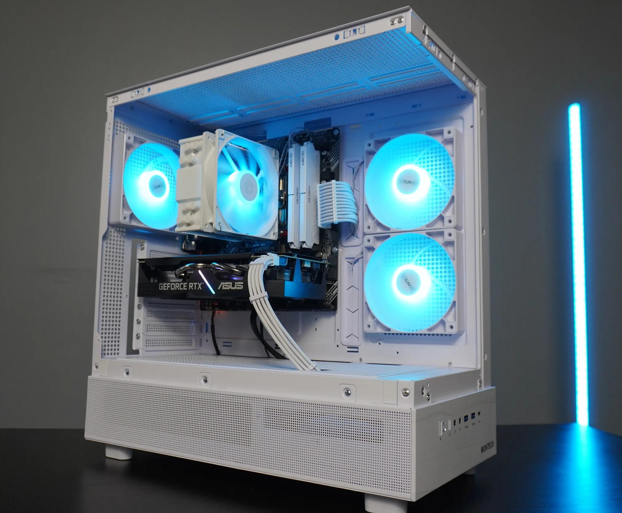 🤍AESTHETIC🤍 RTX GAMING Beast 💚 RTX 2060 6GB 🧡 Ryzen 5 4500 | 16GB RAM | 1TB NVME