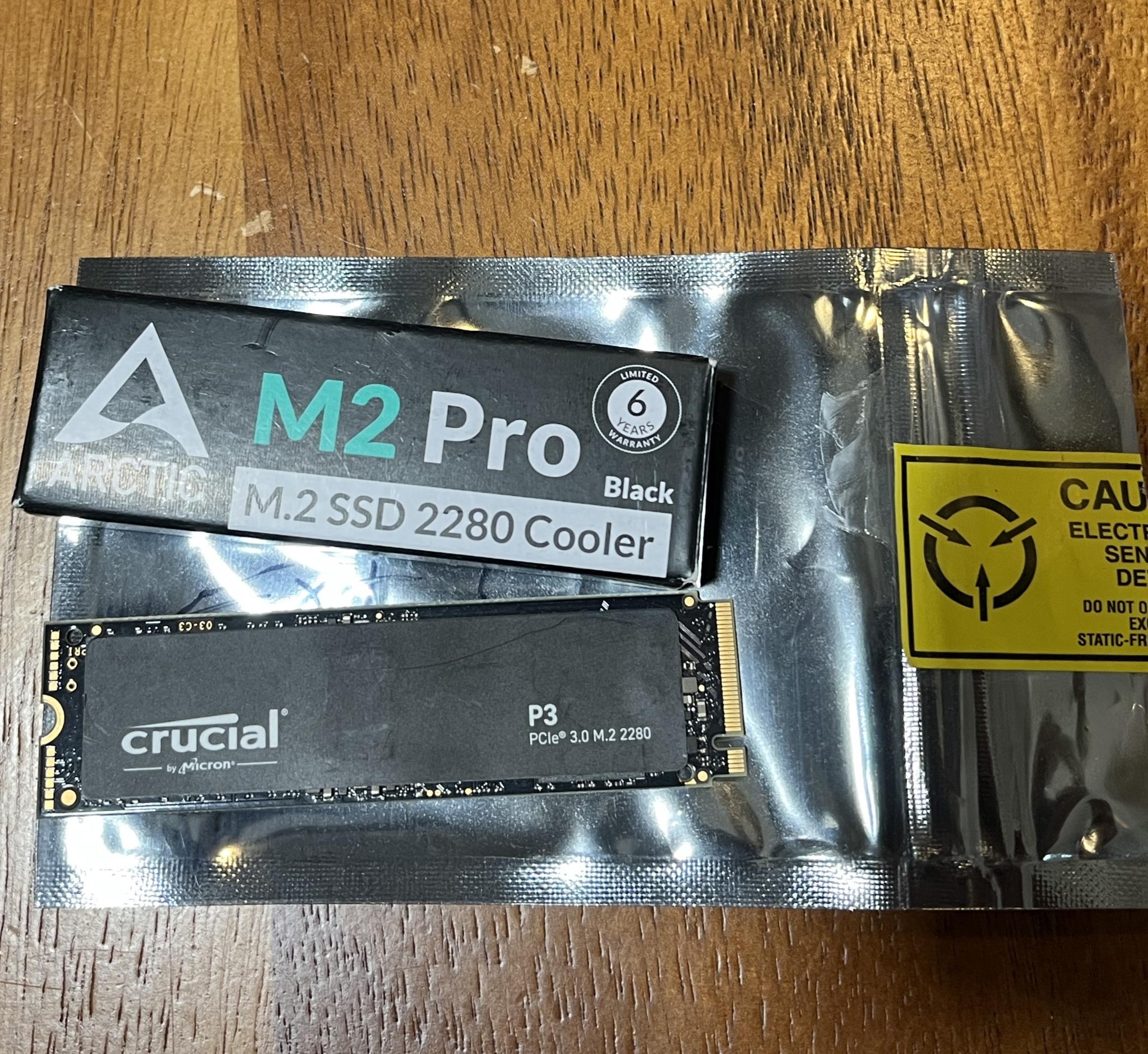 Crucial 2280mm P3 500GB M.2 NVMe Gen 3.0 x 4 SSD CT500P3SSD8