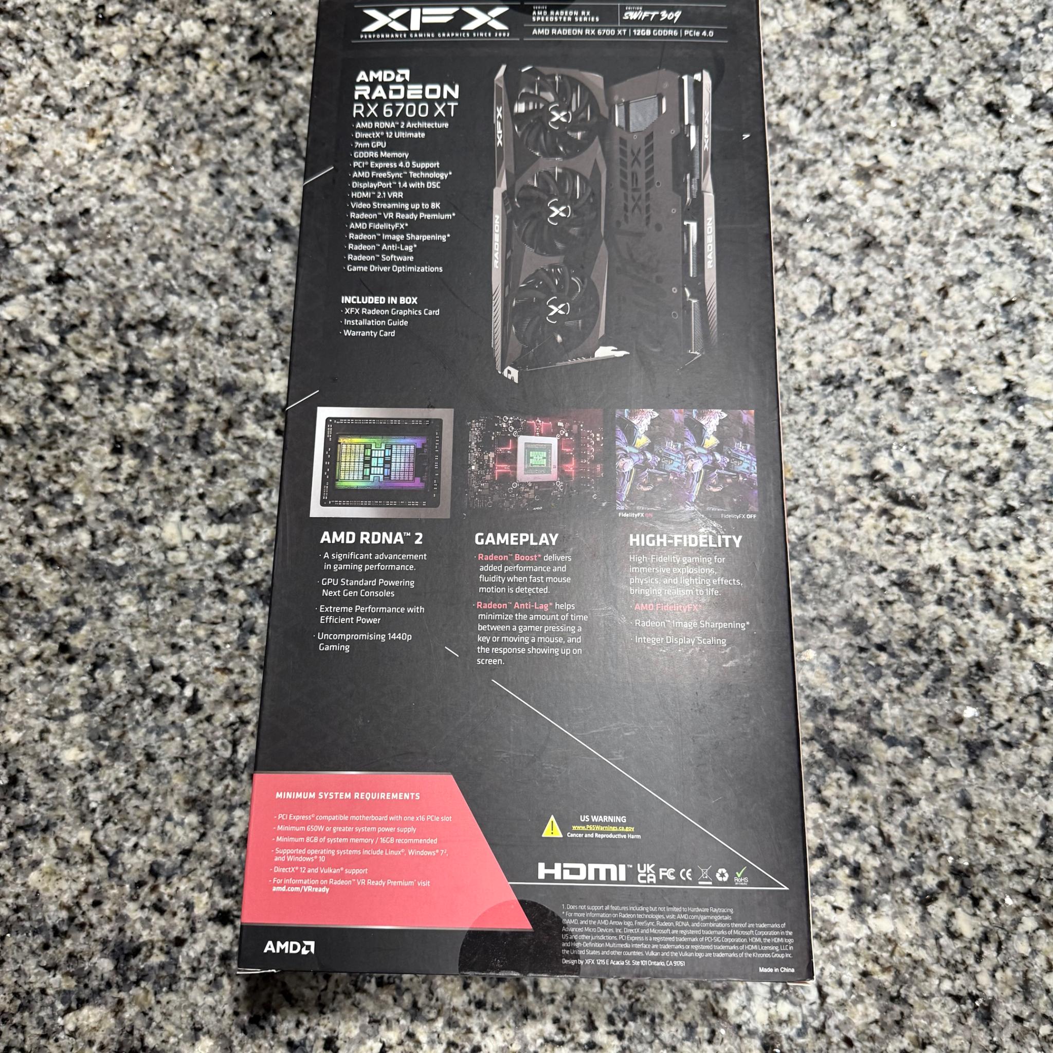 XFX RX 6700XT Speedster SWFT 309