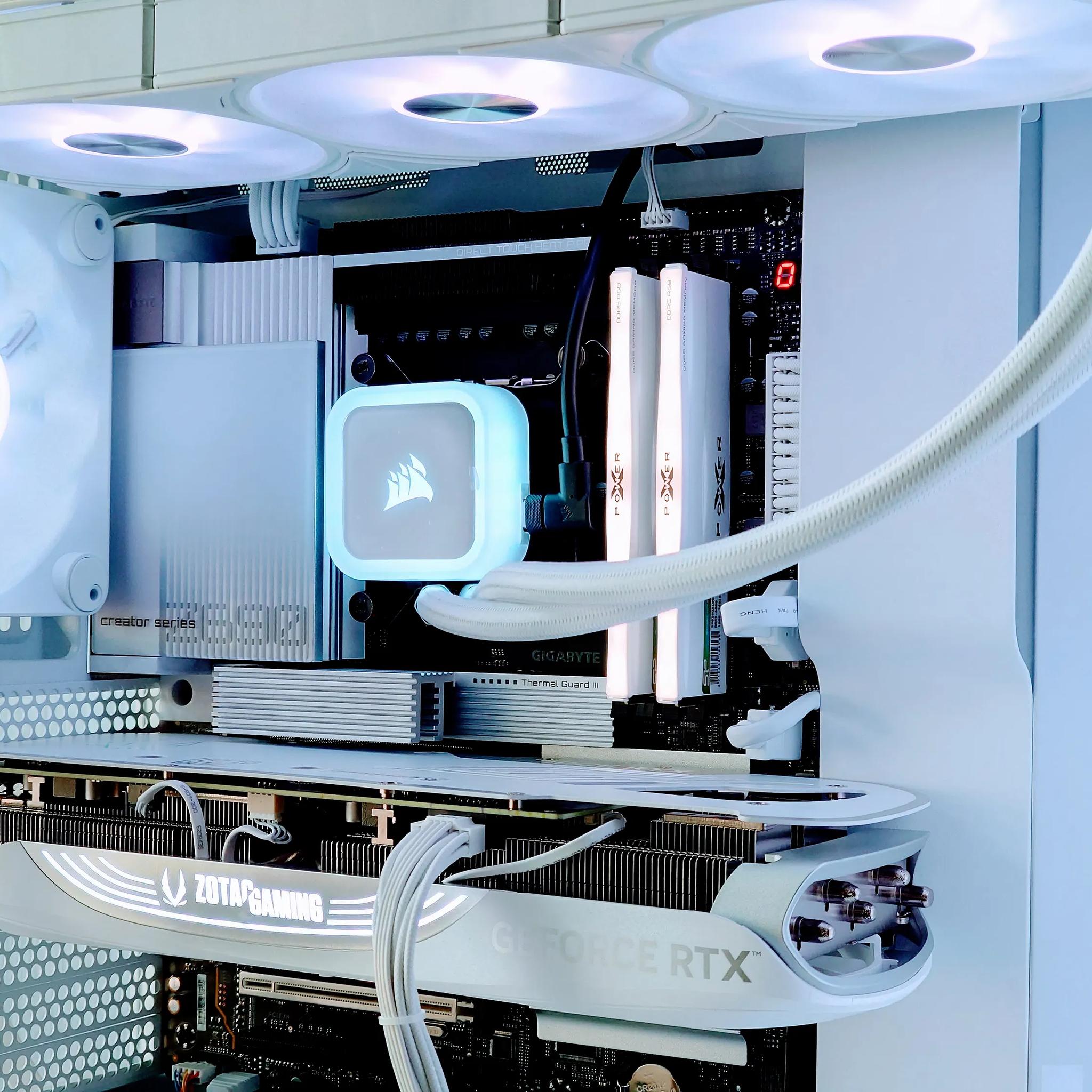 🤍🐻‍❄️ Extreme Gaming PC⚪Nvidia RTX 4070 Ti Super 16GB⚪Intel i9 12900KS 16 core⚪32GB DDR5