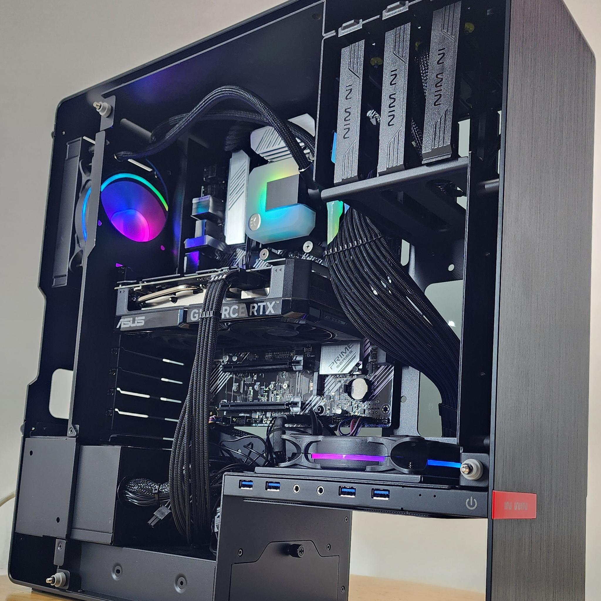 Gaming PC Ryzen 7 5700G 16GB RAM 1TB SSD RTX 4060 Ti 8GB Windows 11 Computer