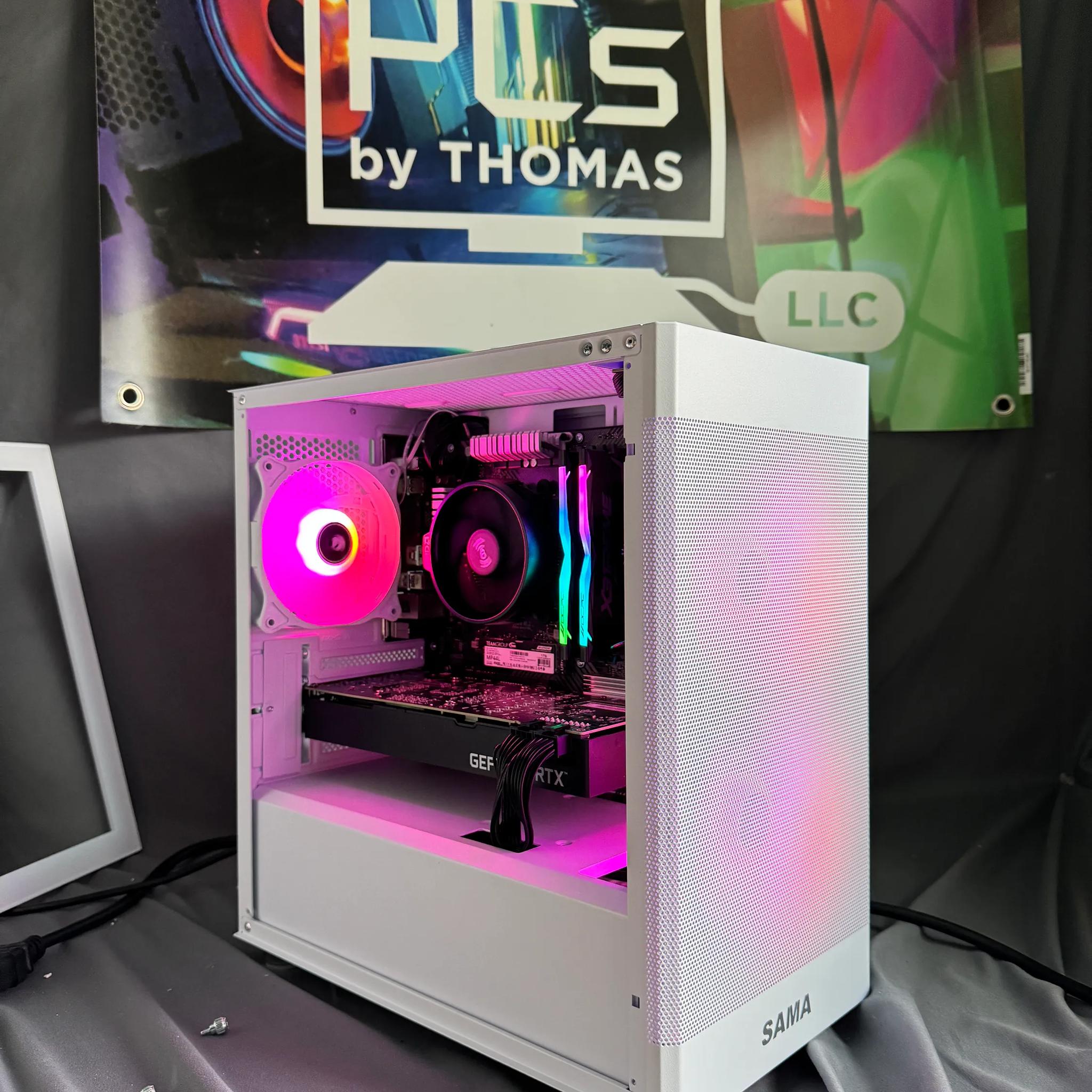 RTX 3070 Ryzen 5500 White Gaming PC
