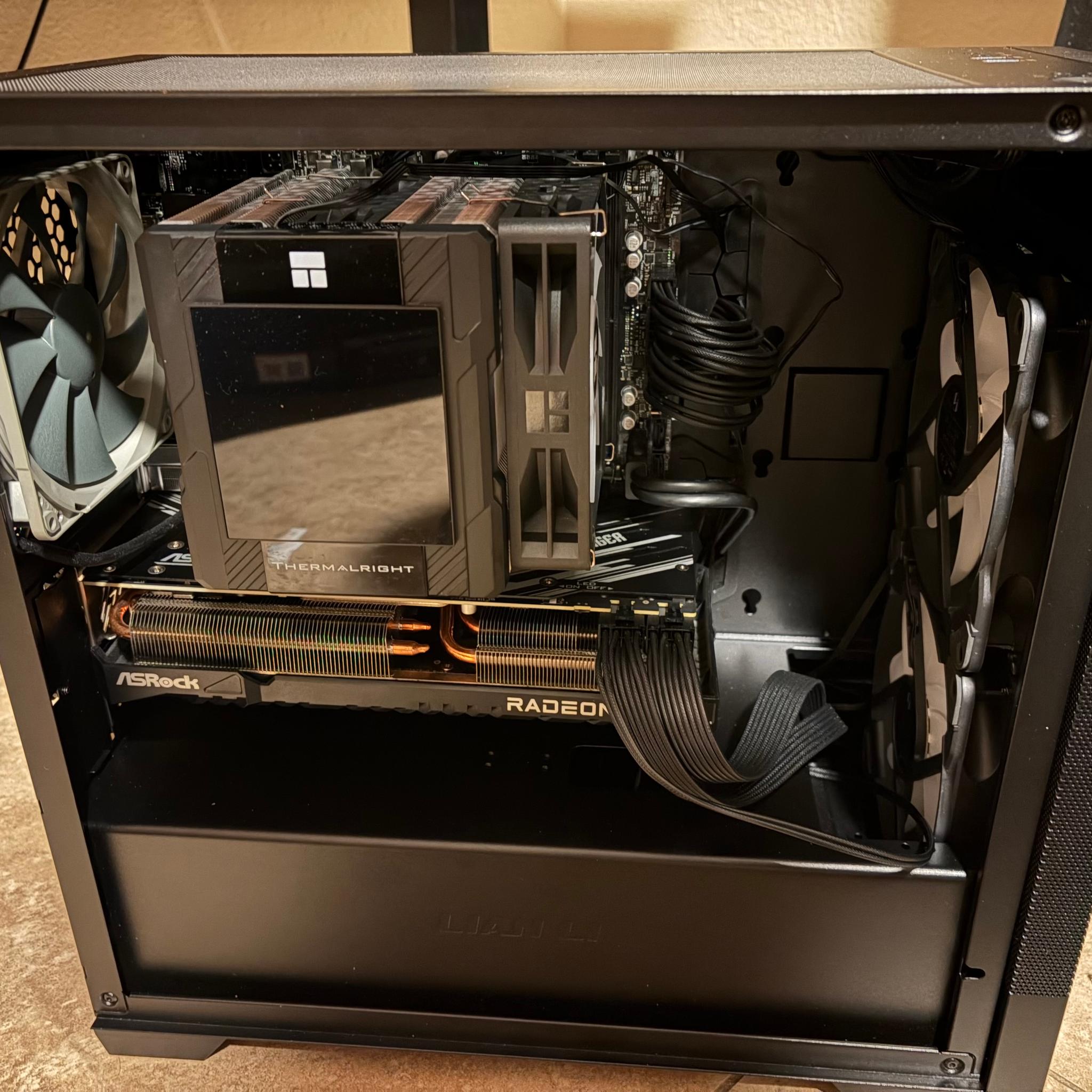 Radeon RX 7800 XT Custom Gaming PC - Ryzen 5 7500X3D, 16GB RAM, 512GB NVMe SSD