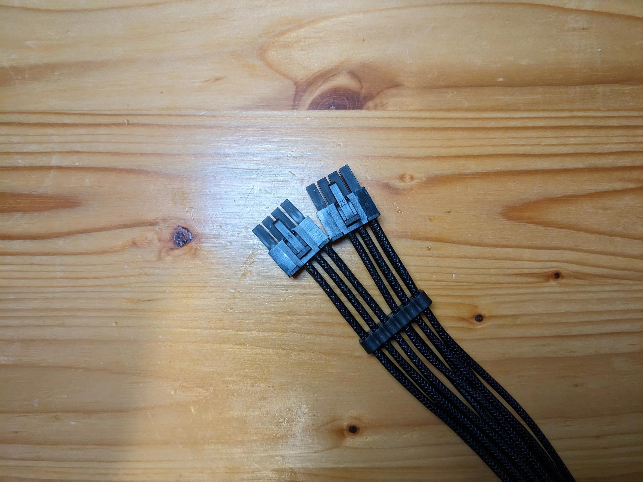 90 degree 12VHPWR adapter for Corsair power supplies