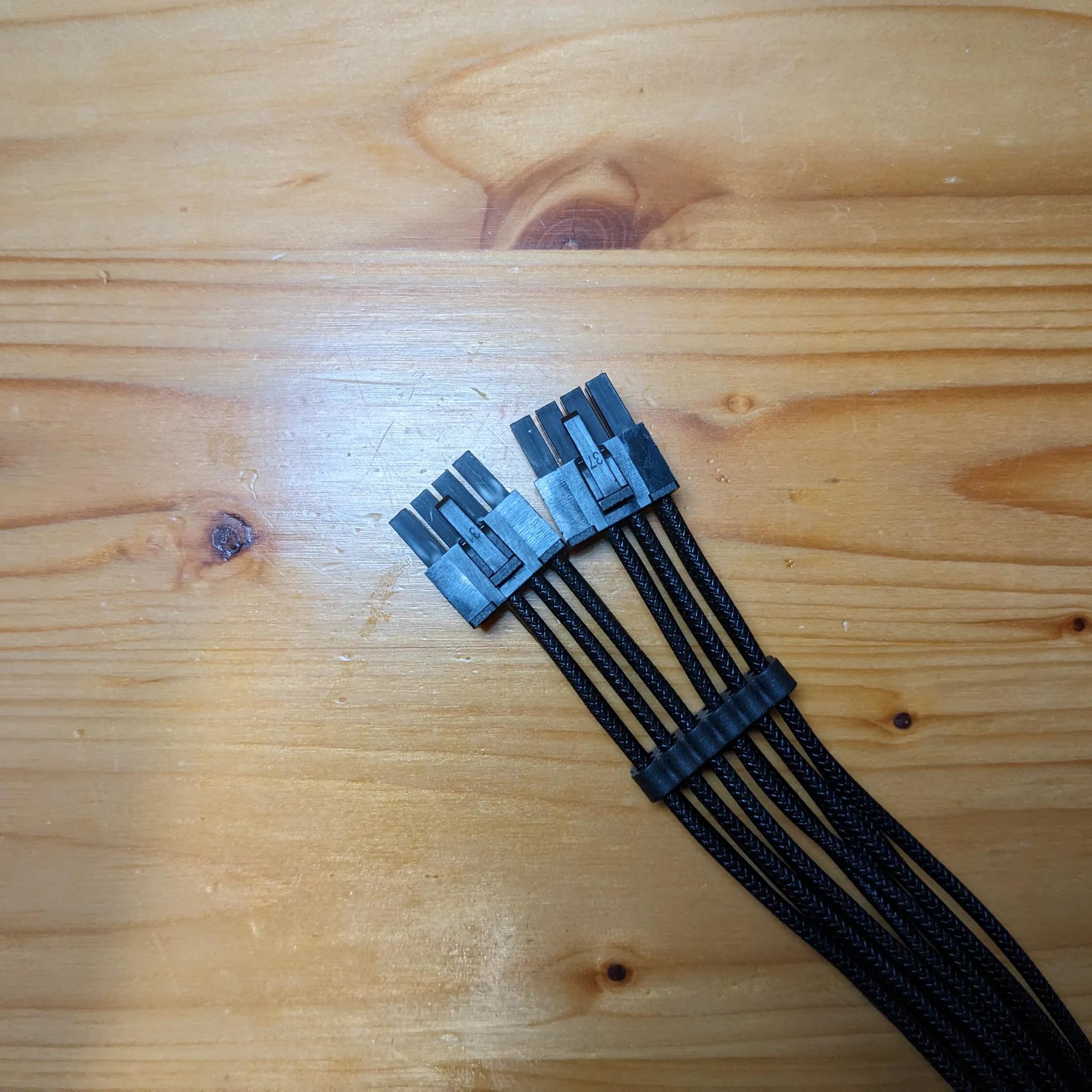 90 degree 12VHPWR adapter for Corsair power supplies