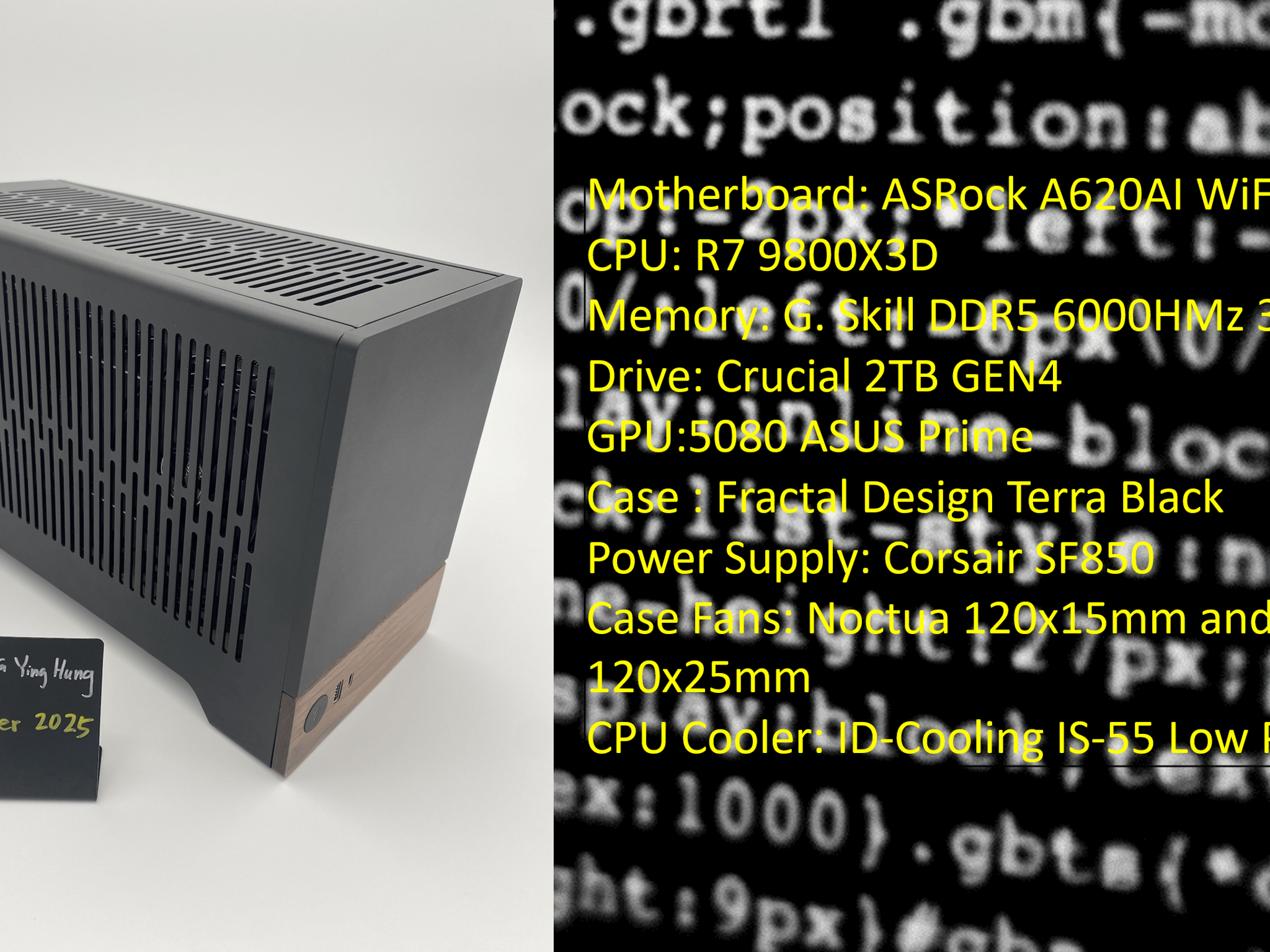 End Game Terra | 5080 | 9800X3D | 32GB DDR5 | 2TB Storage