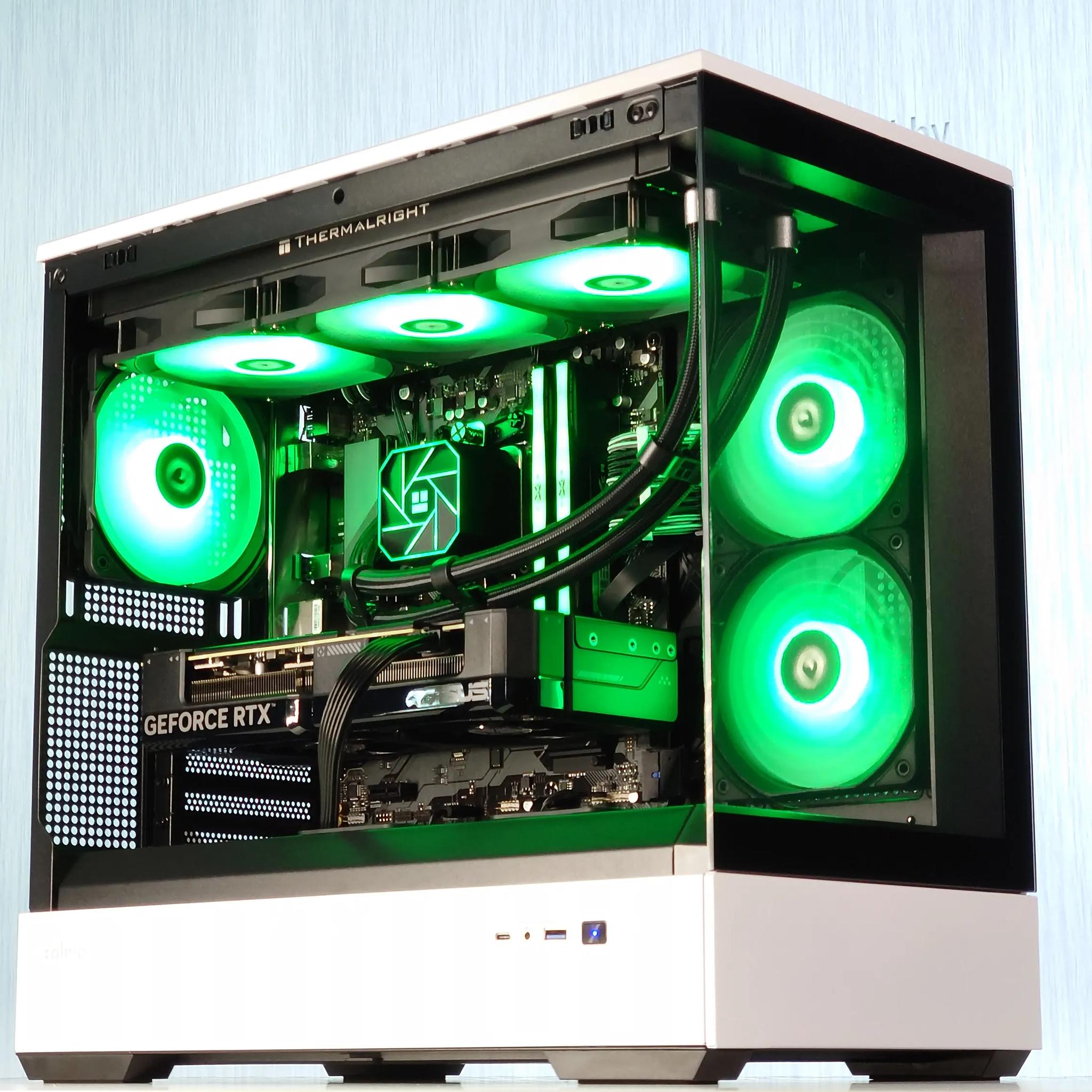 🌚🌌1440P-4K Gaming PC🔘Nvidia RTX 4070 Super 12GB🔘AMD Ryzen 7 8700F🔘32GB DDR5🔘1TB SSD