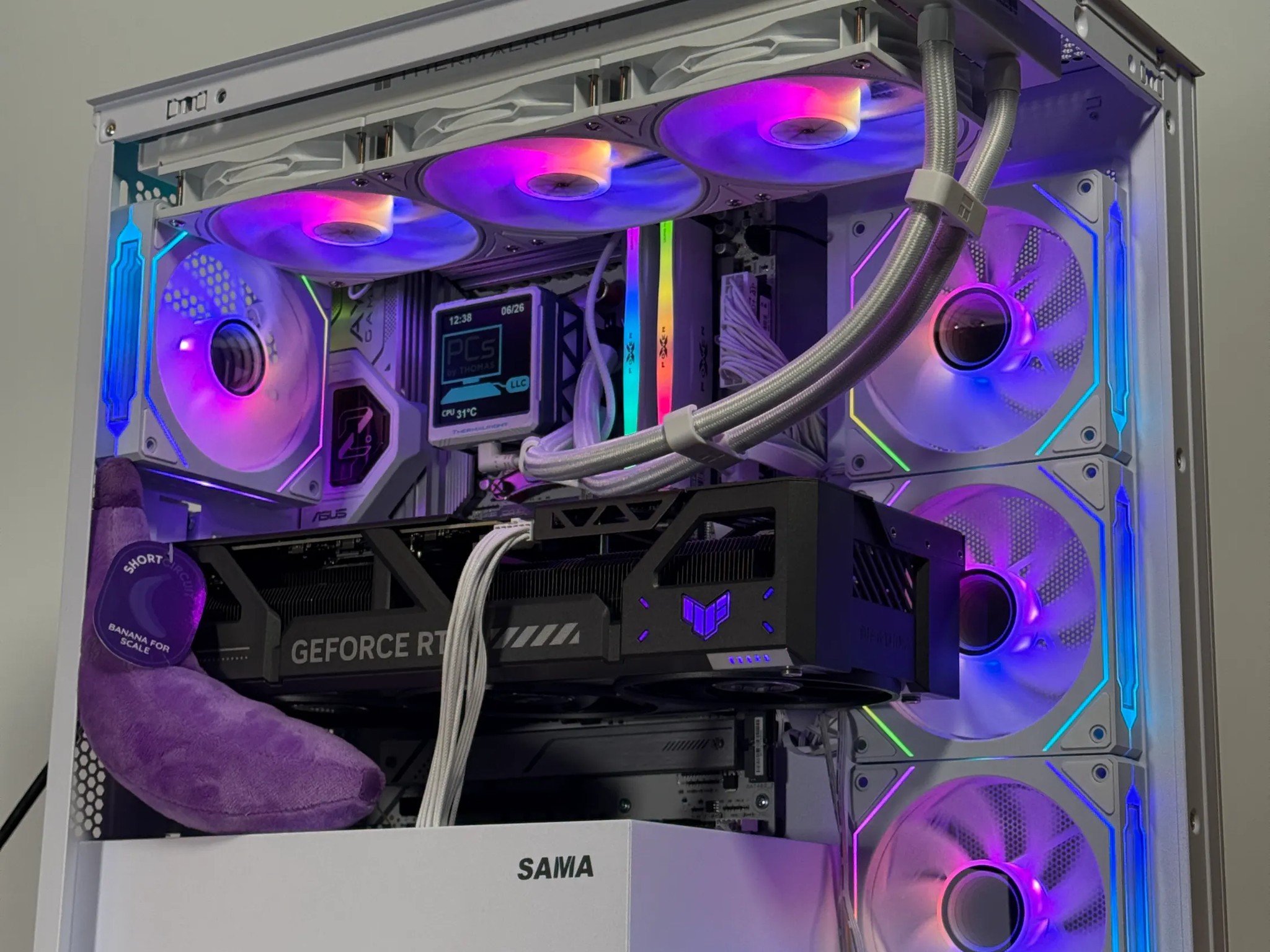 Ryzen 9800x3d RTX 5080 White Gaming PC