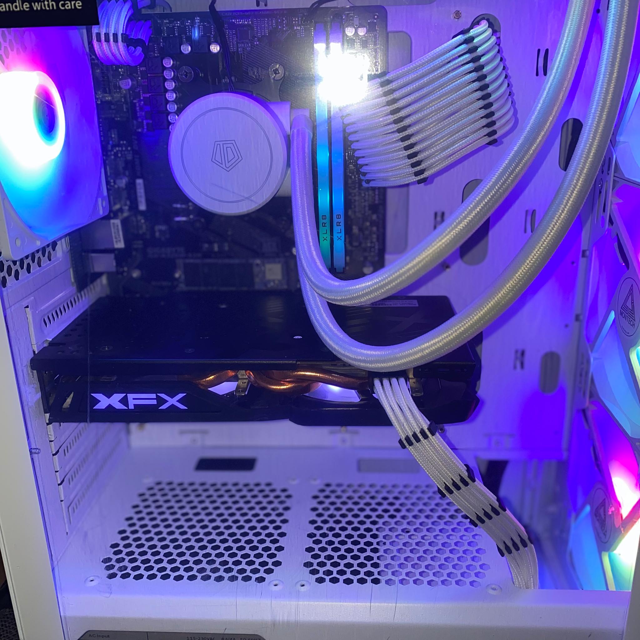 (Liquid Cooled) Ryzen 7| RX 470| 16GB DDR4 XLR8 RGB RAM| 1TB NVMe SSD| Windows 11 PRO