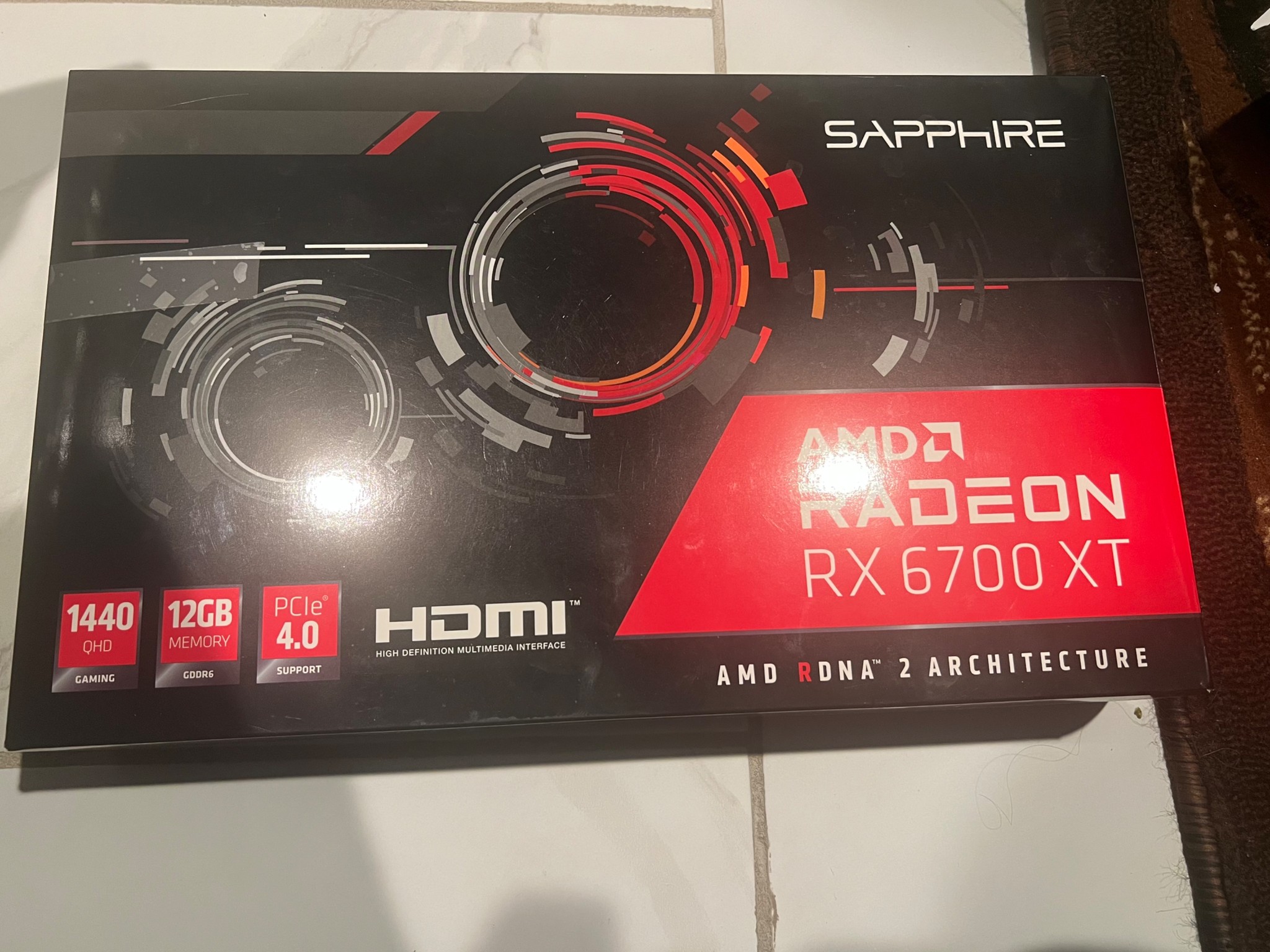 Sapphire Technology AMD Radeon RX 6700 XT Dual-Fan 12GB GDDR6 PCIe 4.0 Graphics Card