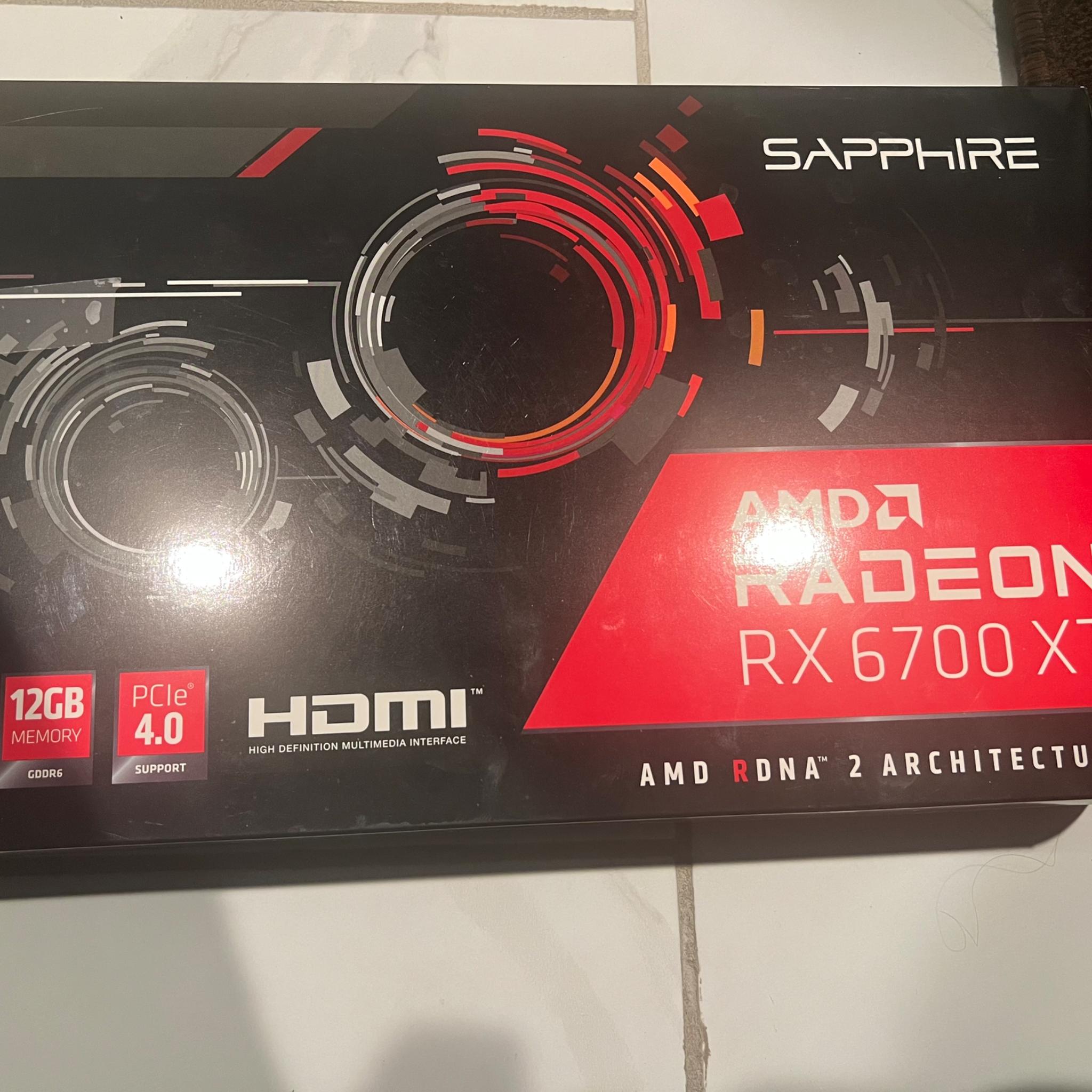 Sapphire Technology AMD Radeon RX 6700 XT Dual-Fan 12GB GDDR6 PCIe 4.0 Graphics Card