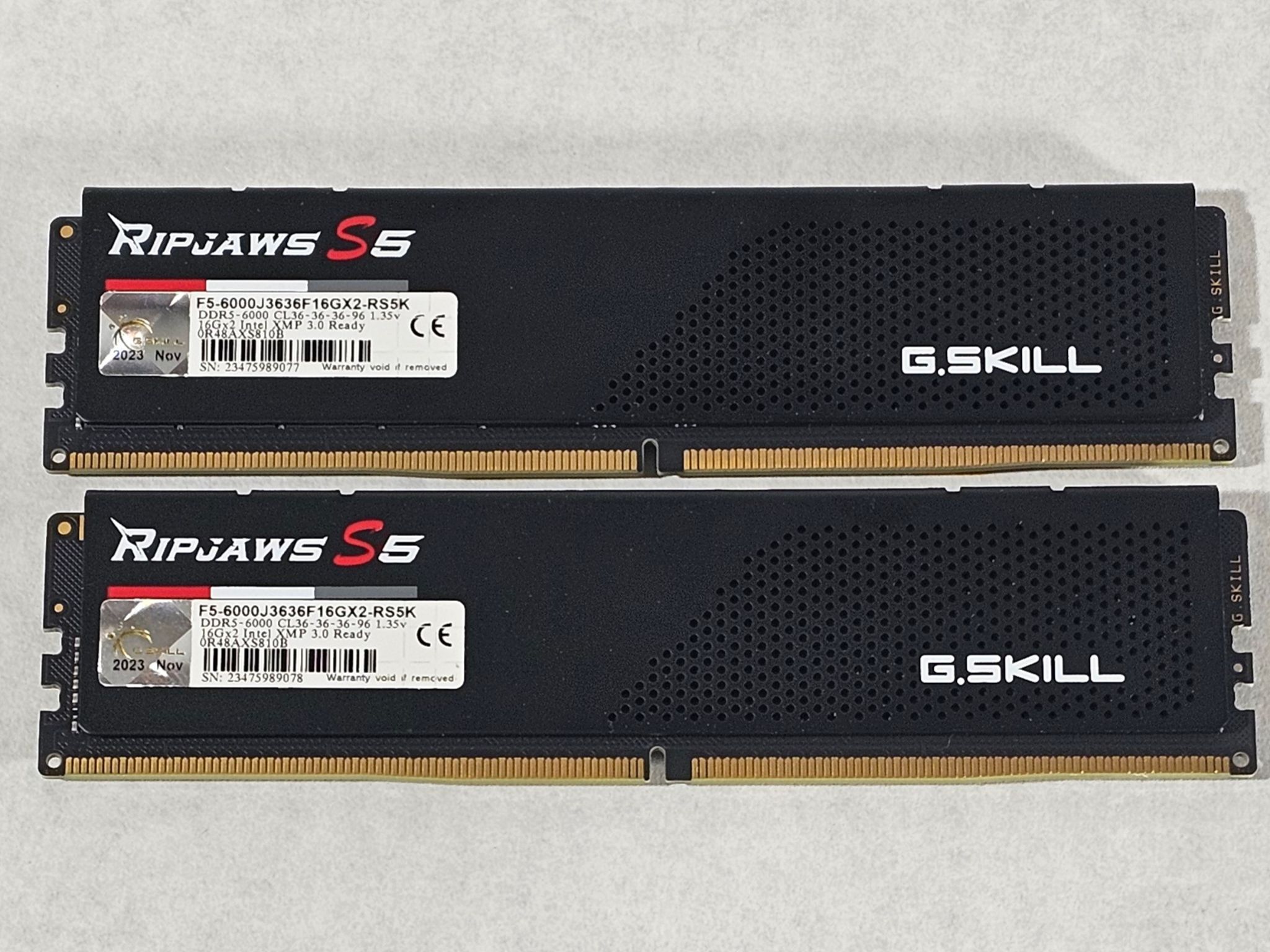 32GB DDR5 (2x16GB) CL36 6000MT/s XMP G.SKILL