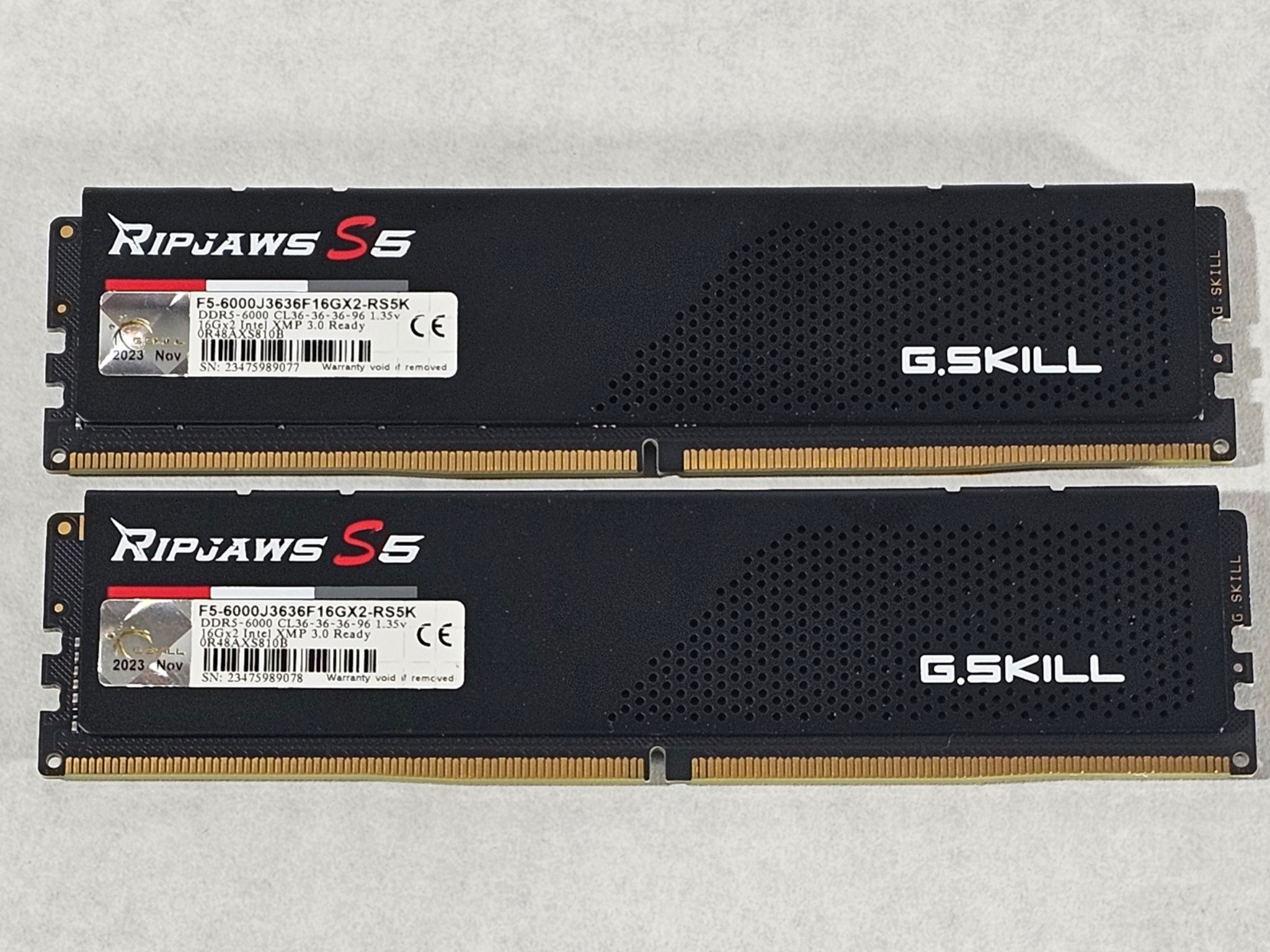 32GB DDR5 (2x16GB) CL36 6000MT/s XMP G.SKILL