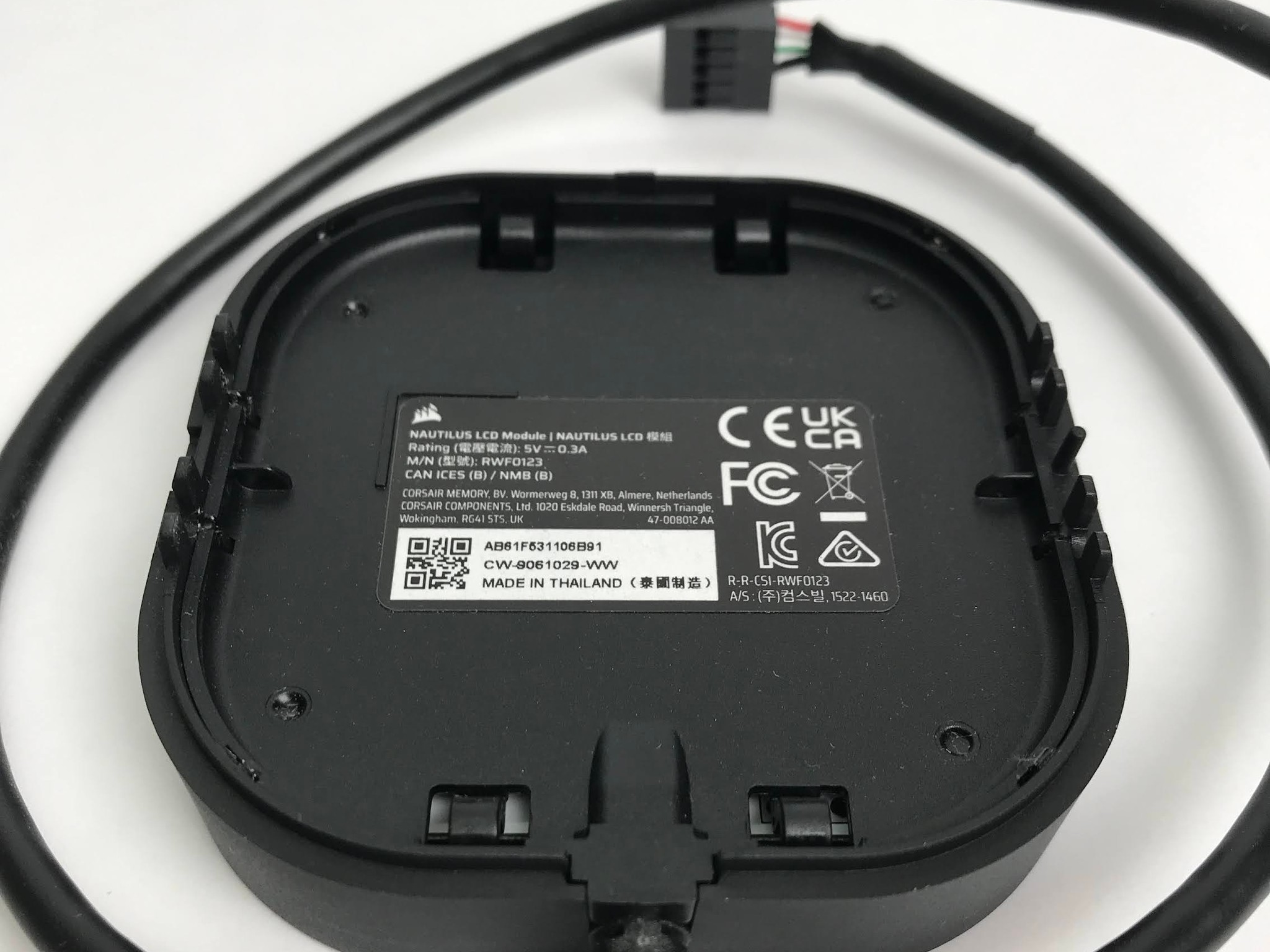 CORSAIR - NAUTILUS RS LCD Module - Black