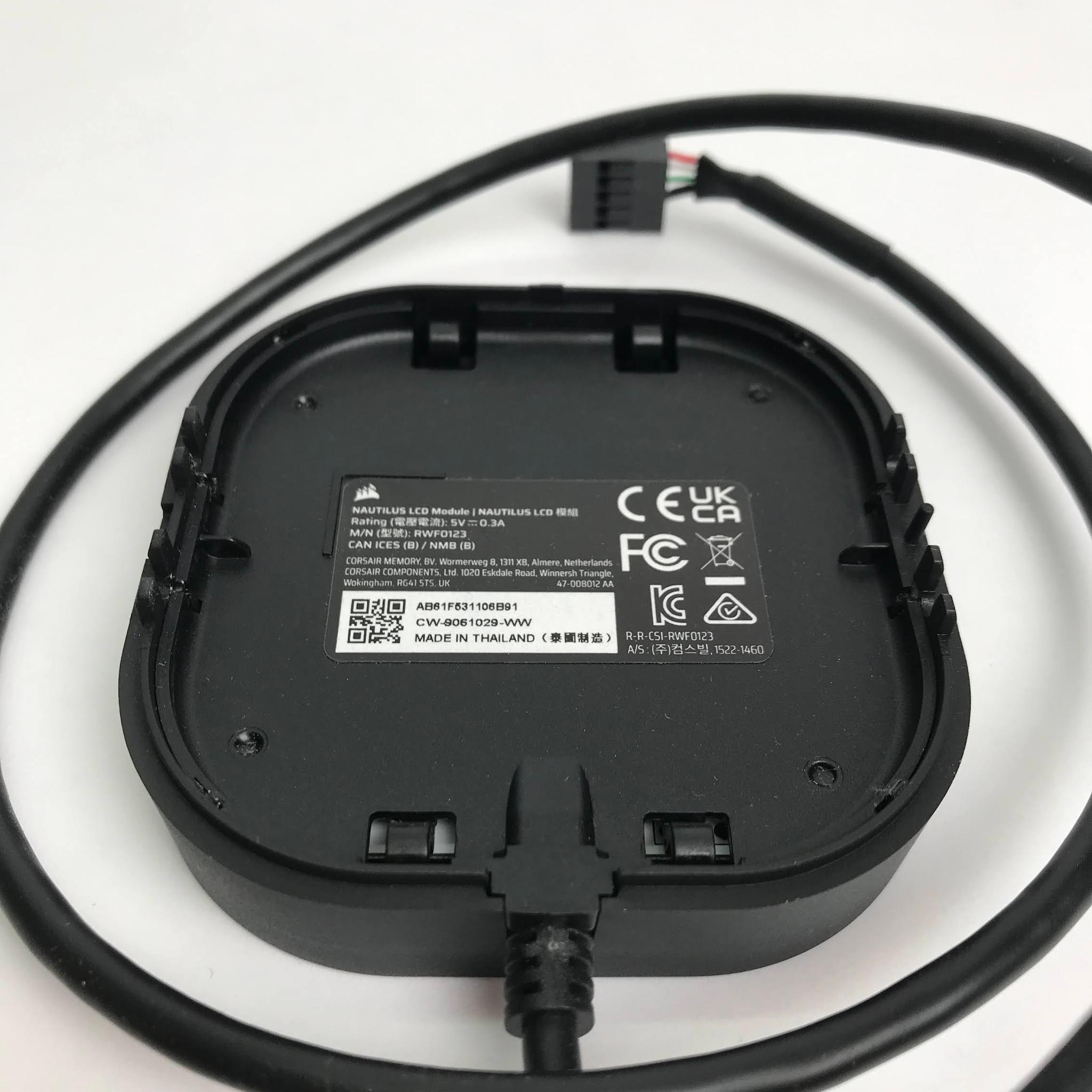 CORSAIR - NAUTILUS RS LCD Module - Black