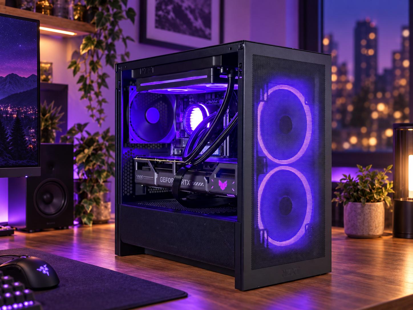 🟣ULTRAVIOLET Gaming PC | RTX 5070 12GB | i7-14700KF | 16GB RAM | 1TB NVME | WiFi + BT | FREE SHIP