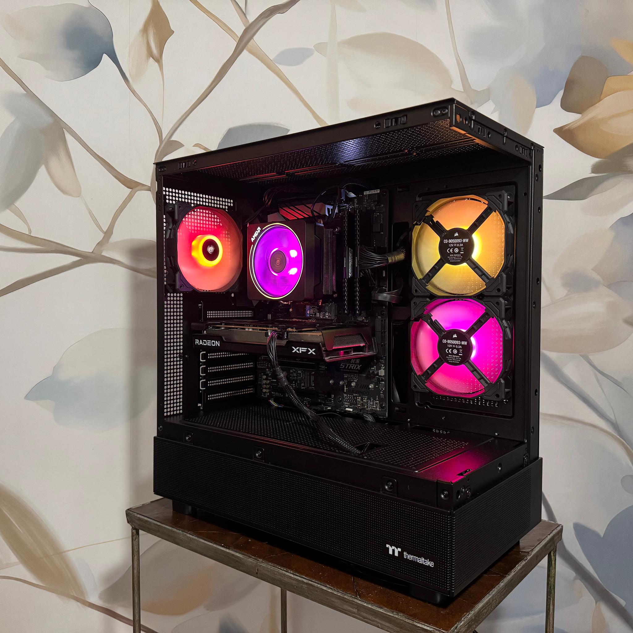 🚀 12-Core BEAST! Panoramic RGB Gaming PC 🎮 | Ryzen 9 5900X • RX 6600 • 32GB RAM • 1TB SSD
