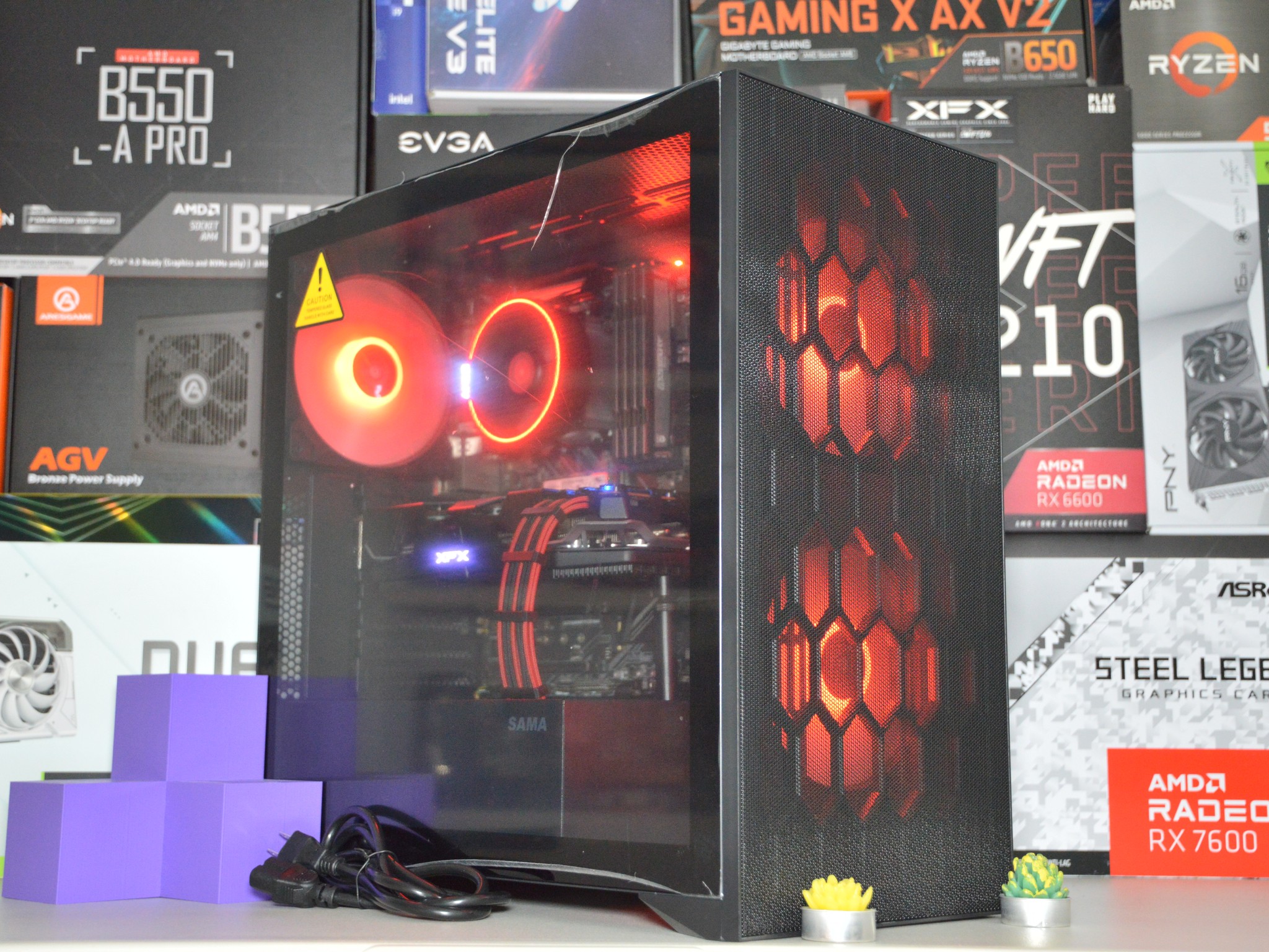 🔴👺 | RX 5700XT 8GB | RYZEN 7 2700 | 16GB DDR4 RAM | 1TB NVME SSD | Crimson Beast |