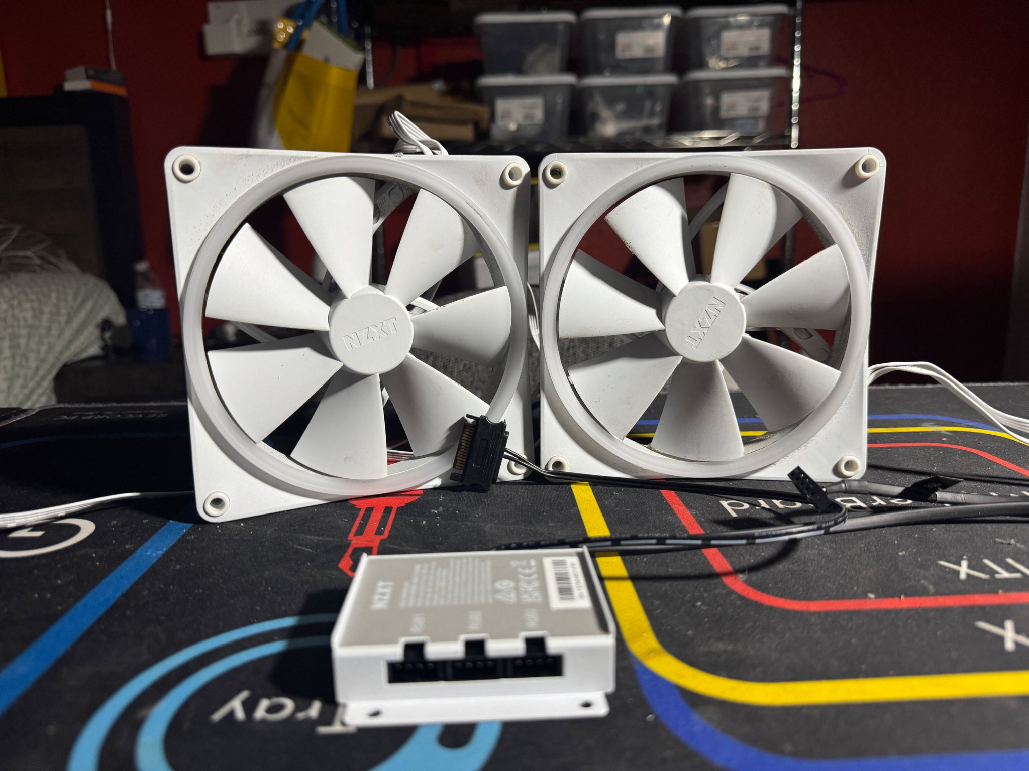 NZXT RGB fans 2 pack w/ controller