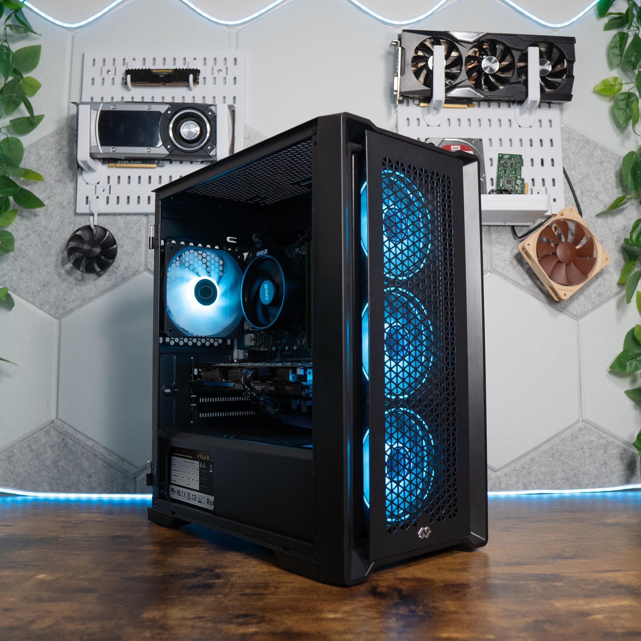 🔮🔮 BUDGET - BO6 Ready GAMING PC | EVGA GTX 970 OC | RYZEN 5 1600 | 16GB DDR4 RAM | 1.24TB |