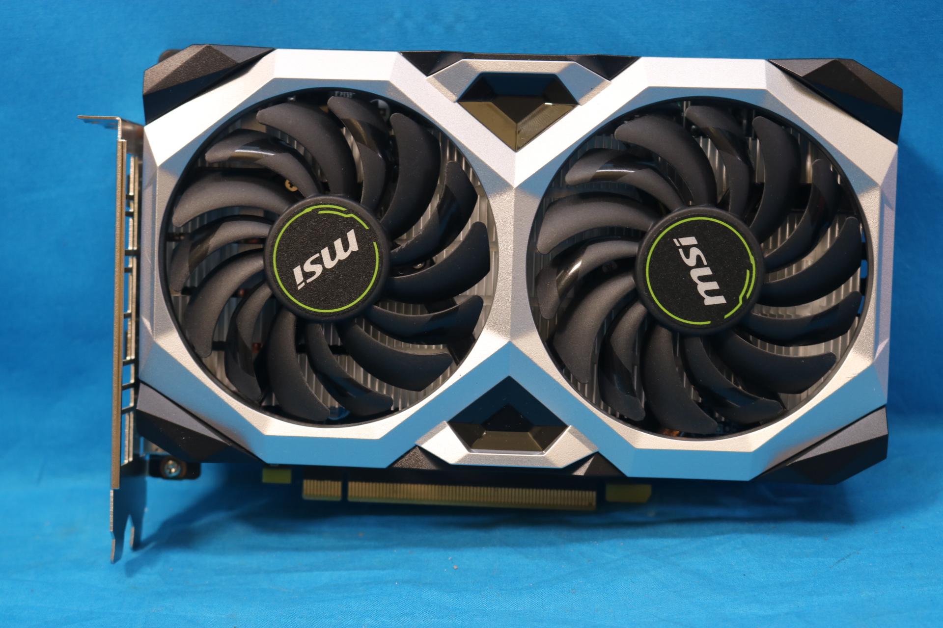 MSI NVIDIA GeForce GTX 1660 Ti Ventus XS 6G OC 6GB GDDR6 PCIe 3.0 x16 Desktop GPU MS-V375 VER: 1.2