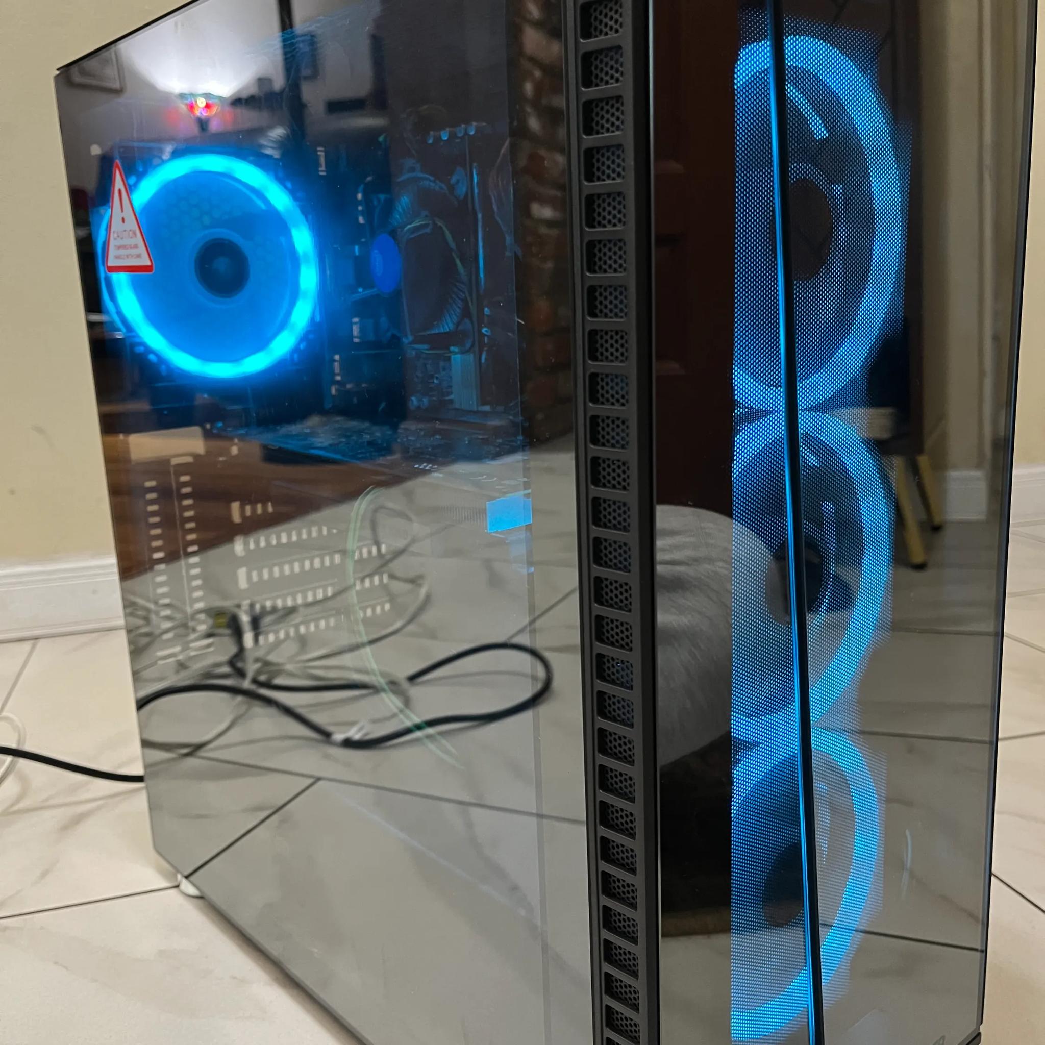 🎮 Entry-Level Gaming PC – RGB Case w/ Remote | Intel i5 + GTX 1050 Ti + SSD + HDD + 12GB RAM 💡