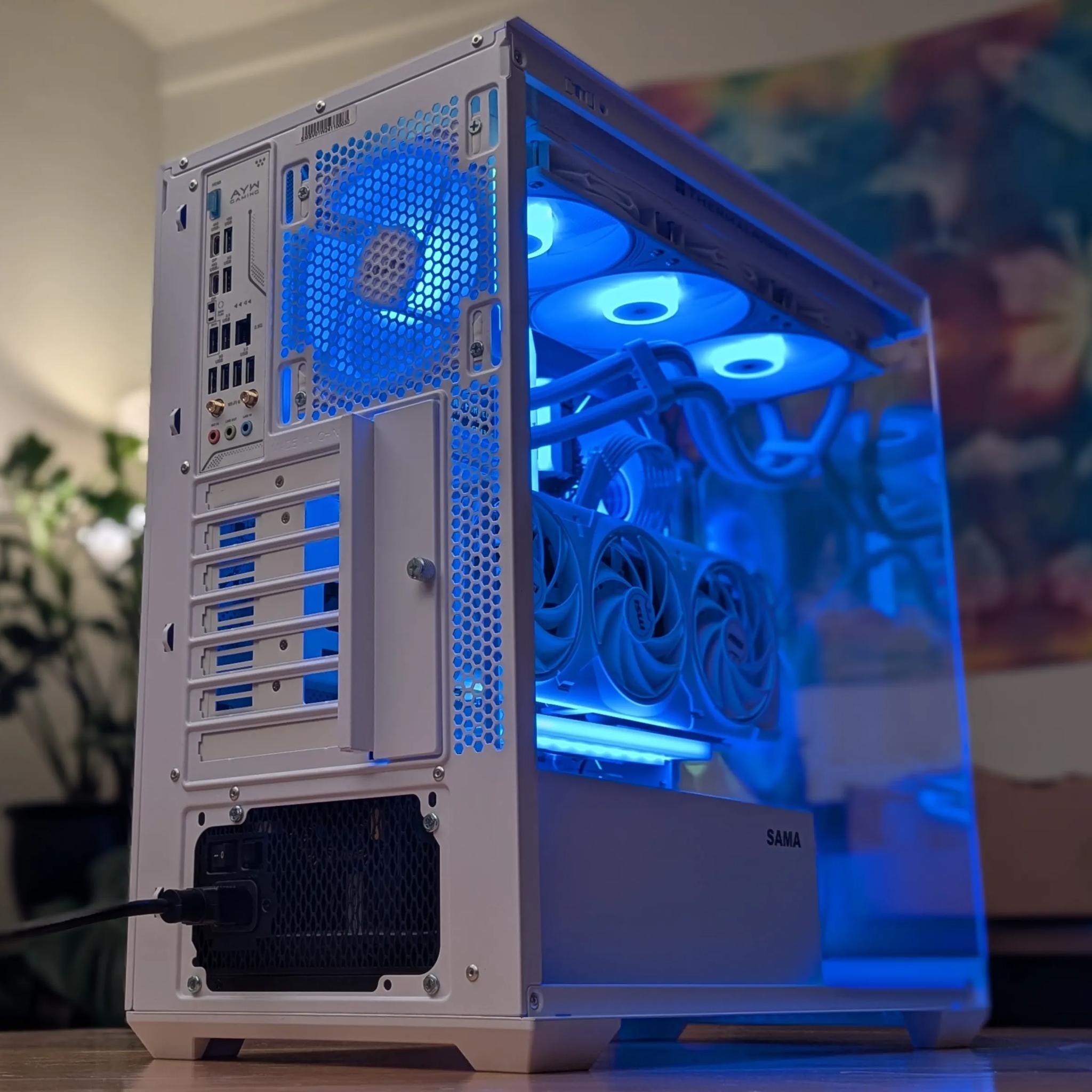 🐺 Wulfric | 5080 | 9800X3D | Whiteout Gaming Beast | 32GB DDR5 | 2TB +1 TB NVMe