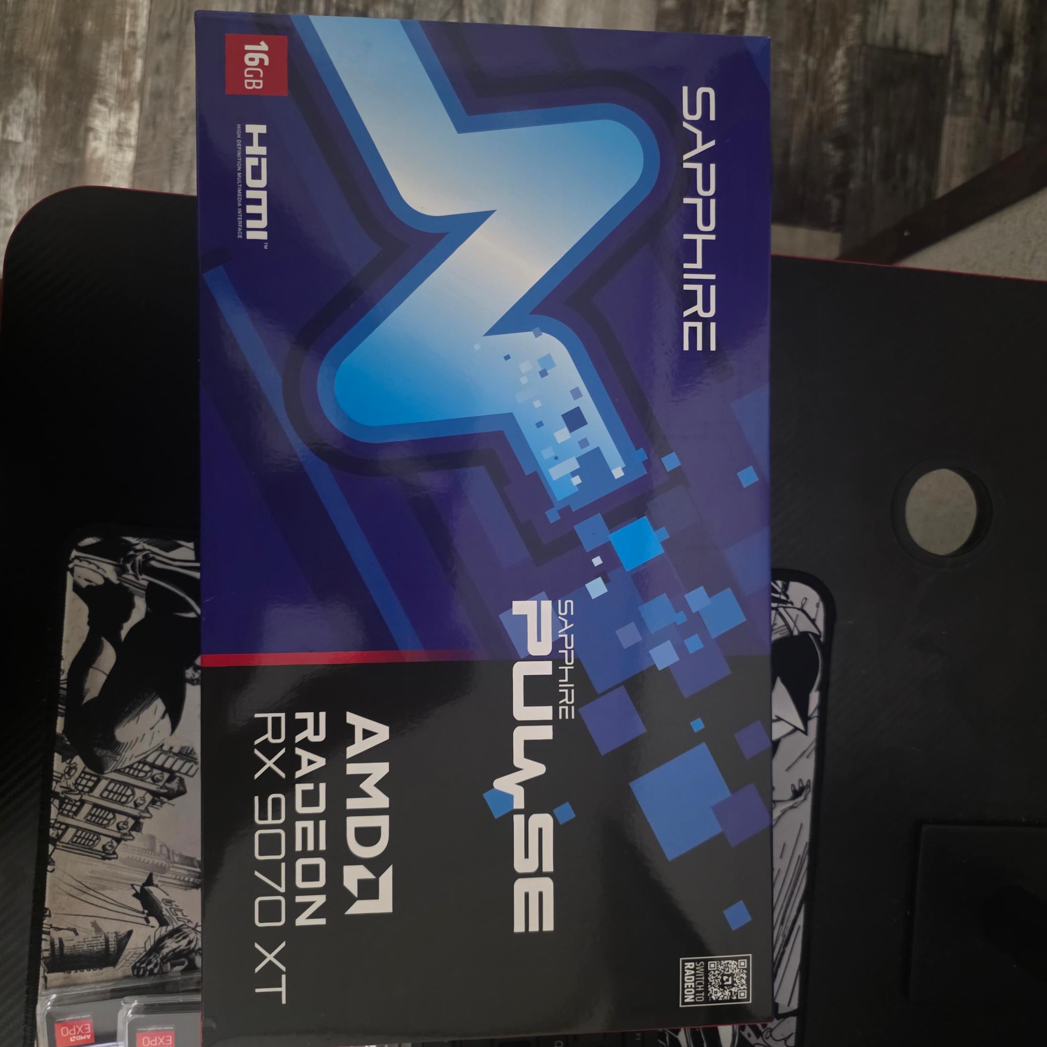 Sapphire PULSE AMD Radeon RX 9070 XT