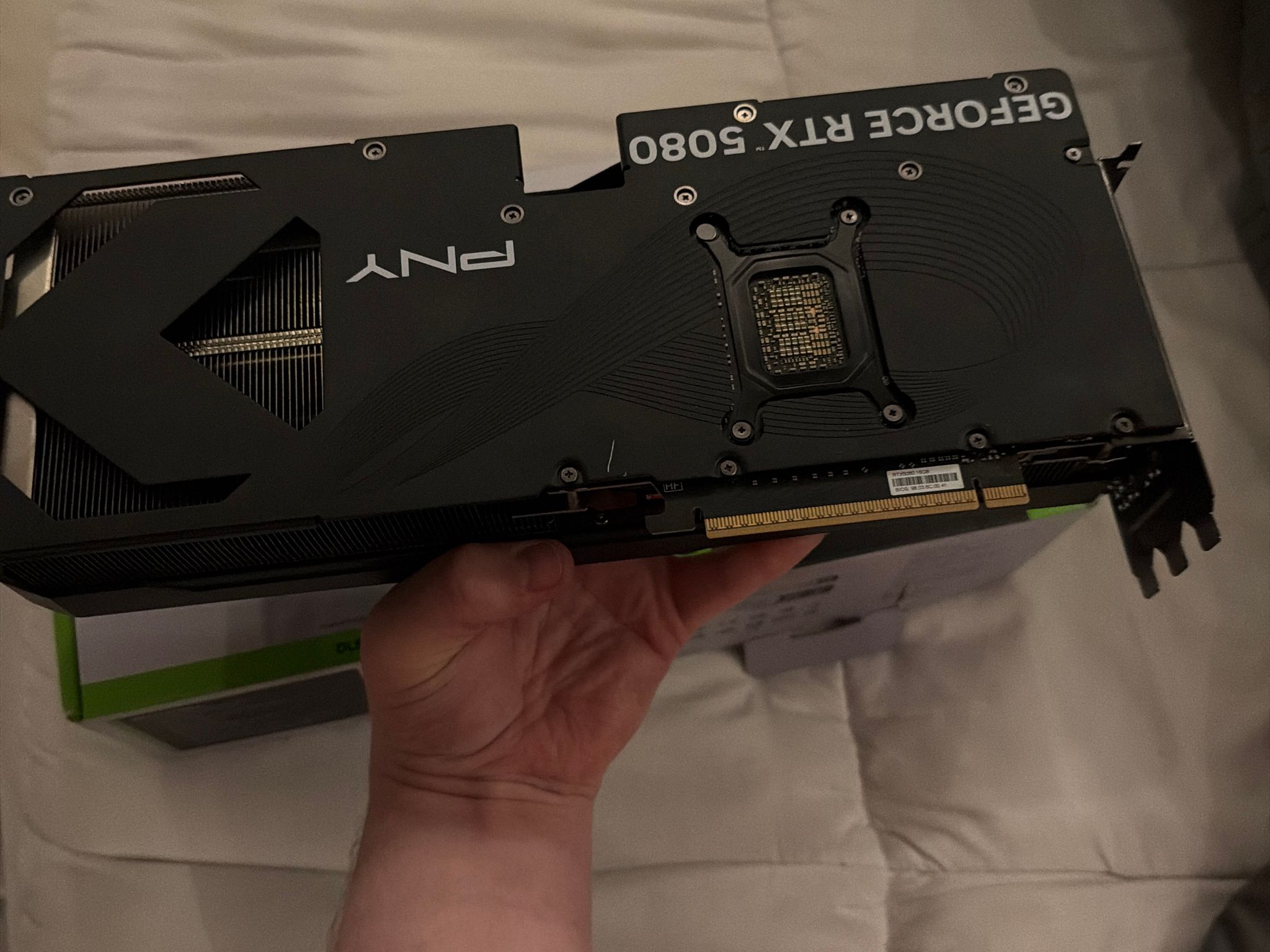 PNY GeForce RTX 5080 Overclocked Triple Fan