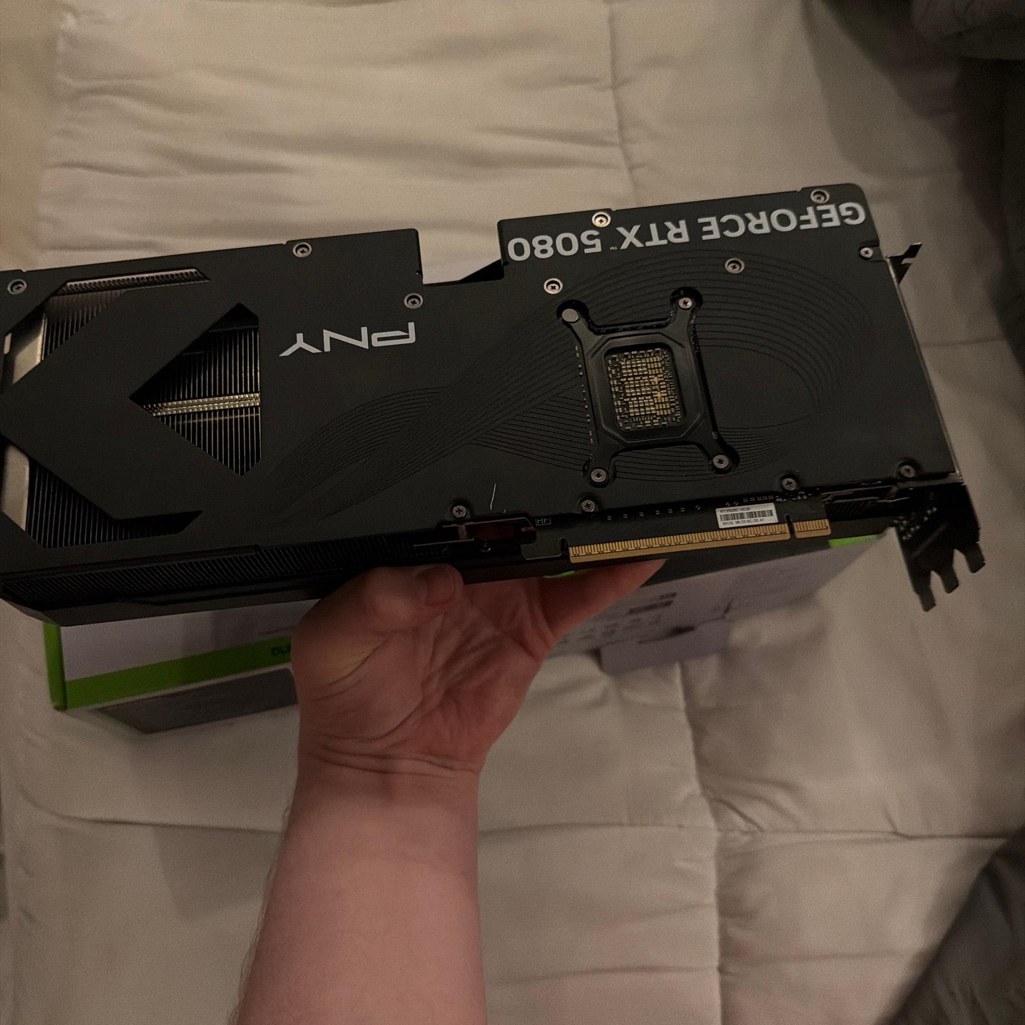 PNY GeForce RTX 5080 Overclocked Triple Fan
