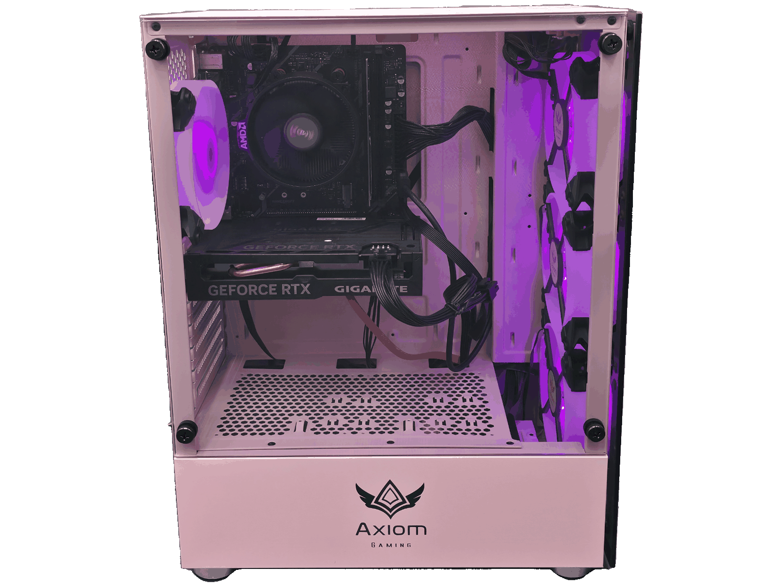 Axiom Gaming Pink PC - Ryzen 5 5600GT, RTX 4060, 16GB RAM, 512GB SSD