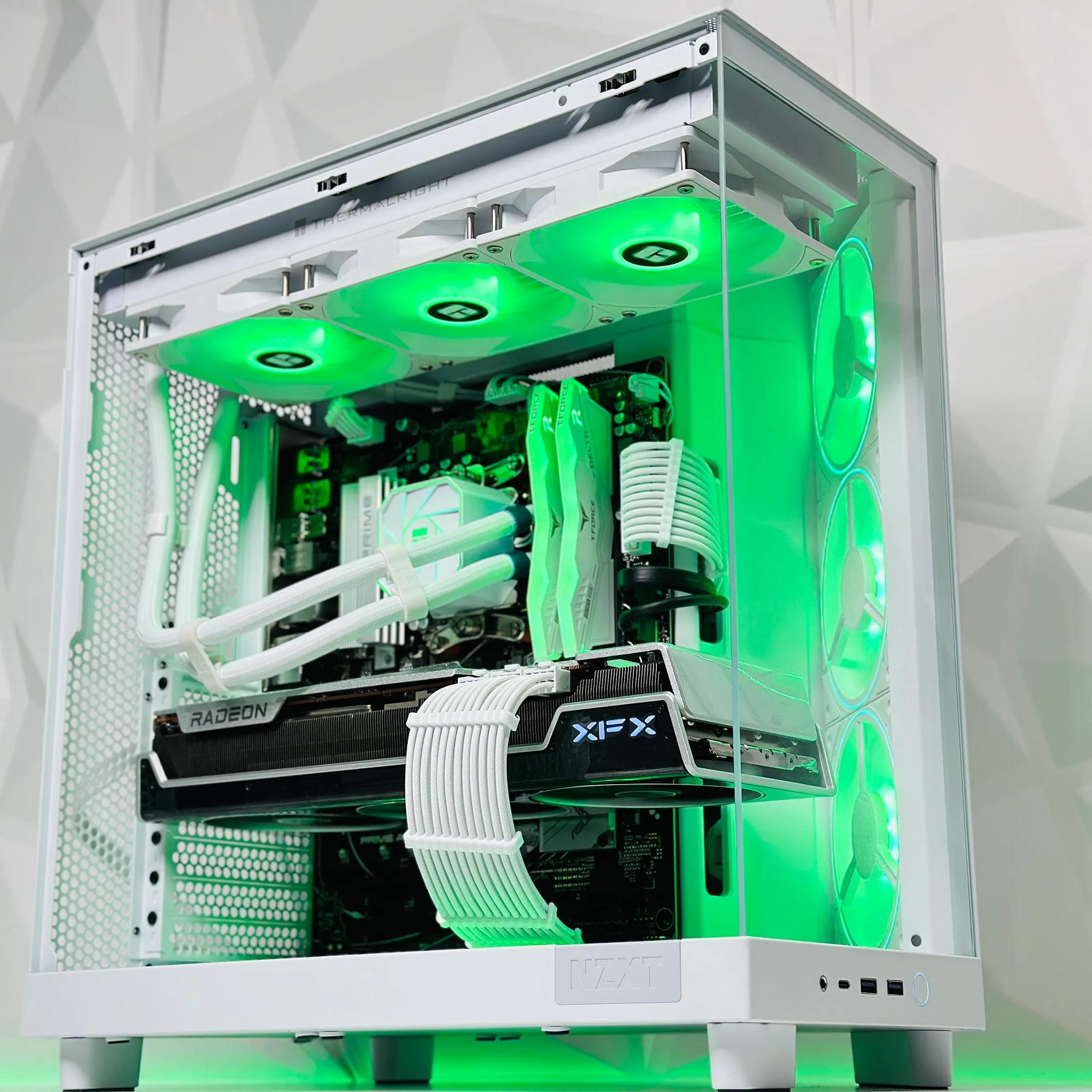 🥇🏆 Extreme Liquid Cooled Gaming PC🧊AMD RX 7900 XTX 24GB🧊Ryzen 7 7700X🧊32GB DDR5🧊2TB NVME SSD