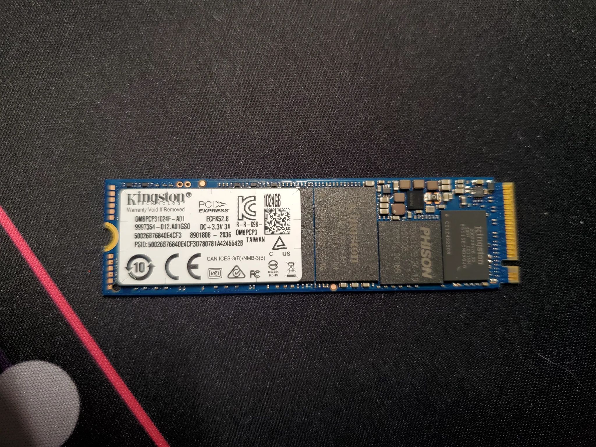 1TB Kingston SSD (OM8PCP31024F-A01)