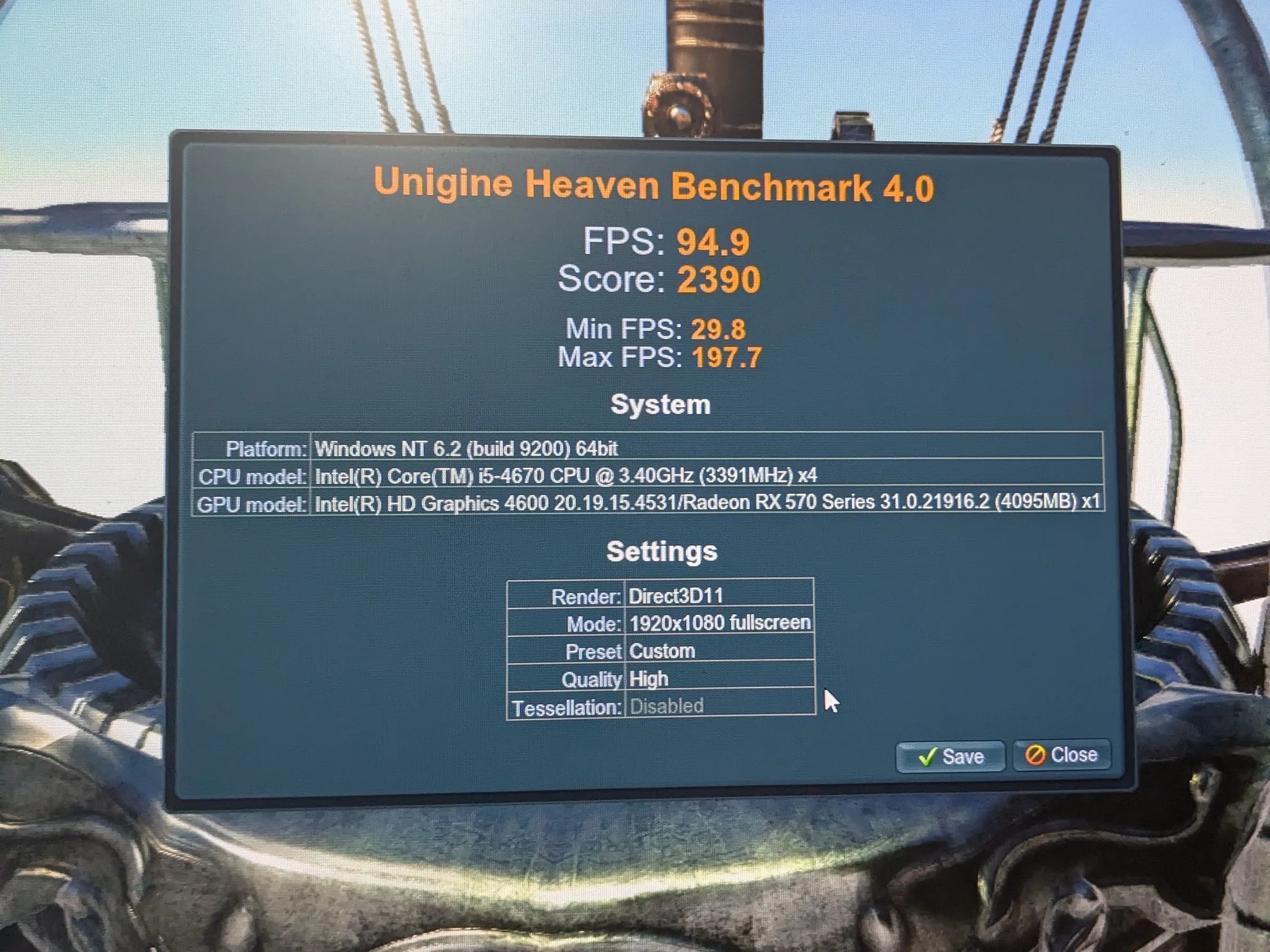 Entry Level | i5-4670, 16GB RAM, RX 570 8GB, 400GB SSD, Win10
