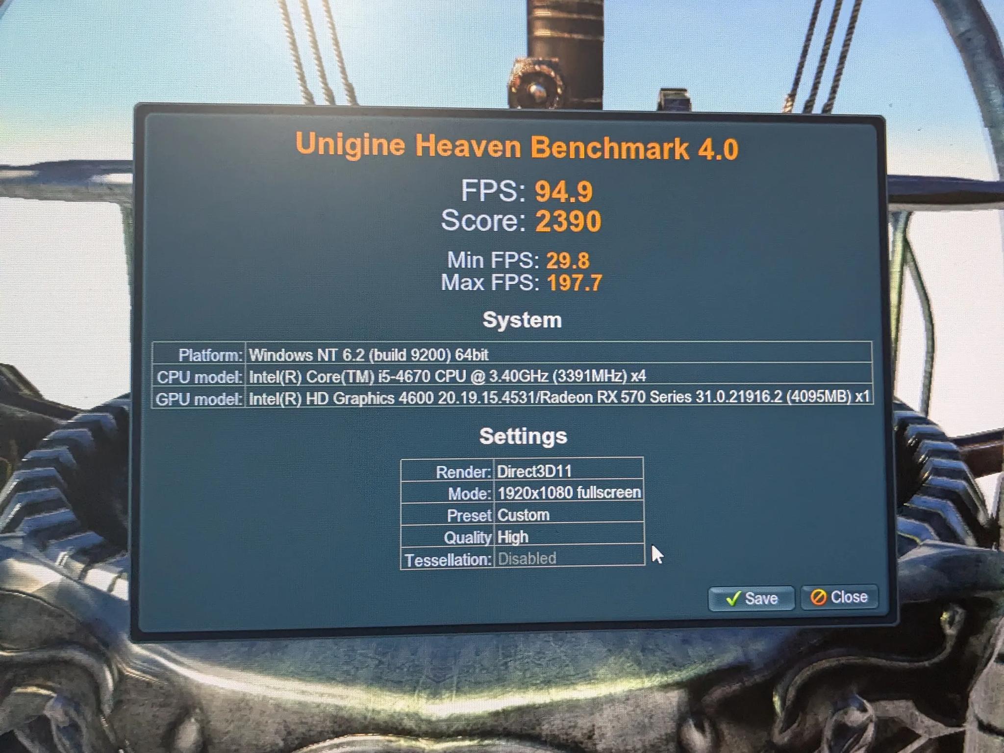 Entry Level | i5-4670, 16GB RAM, RX 570 8GB, 400GB SSD, Win10