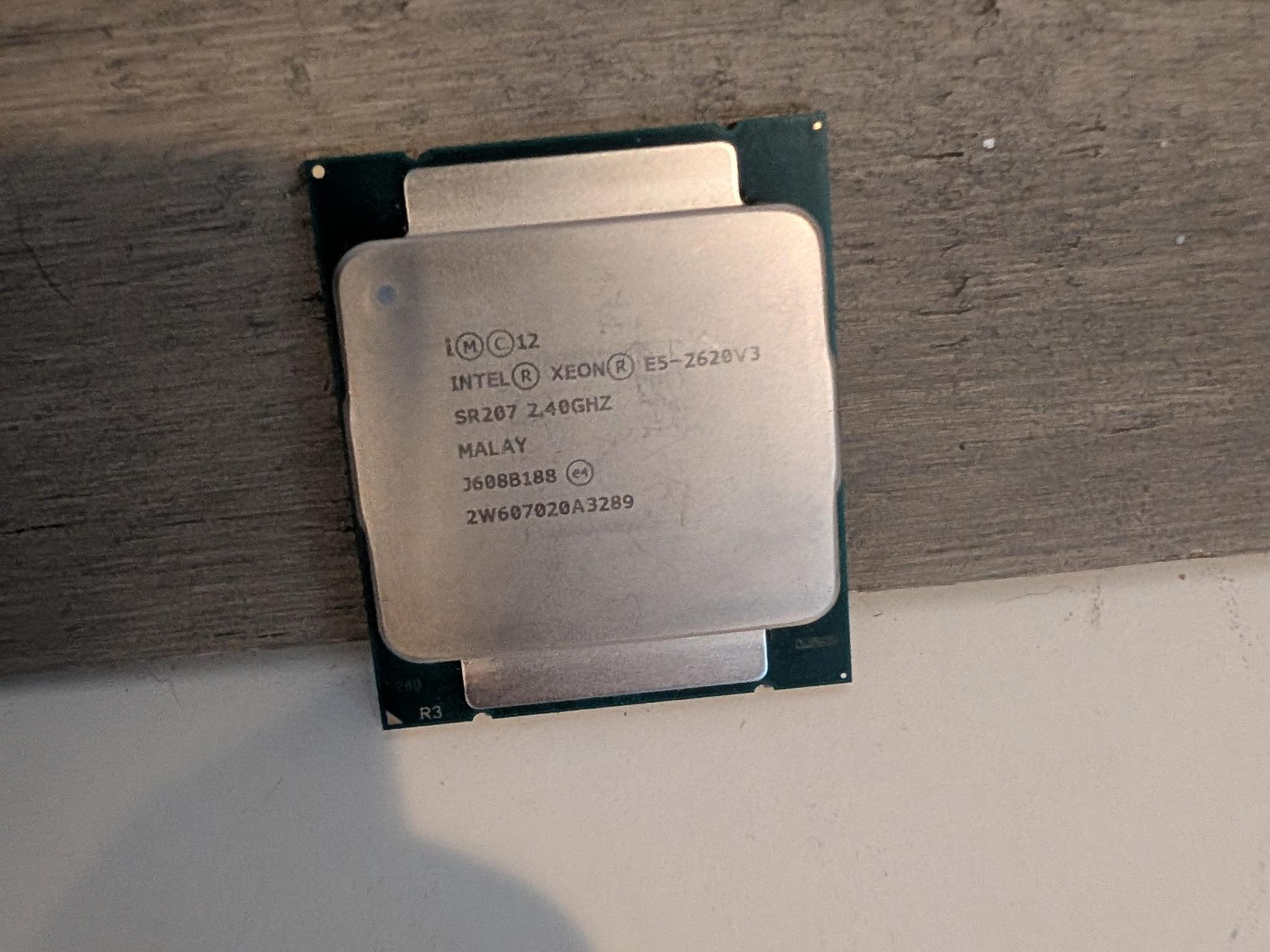 Xeon e5-2620v3 works