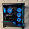 //Frost// Gaming PC - RTX 5060, Ryzen 5 5500, 32GB, 1TB - RGB, Wi-Fi, Bluetooth (By EXT PCs)