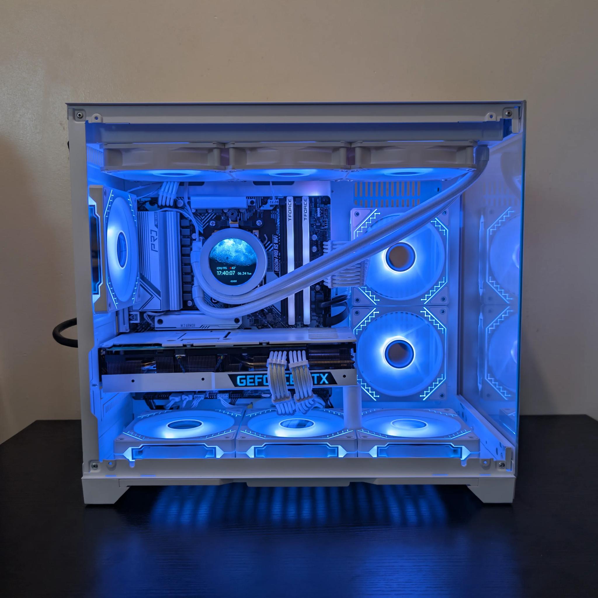 🔥🦢 White Gaming PC | RTX 3080 | Ryzen 7600X | 1TB SSD | 32GB RAM | WiFi 6 & Bluetooth 🦢🔥